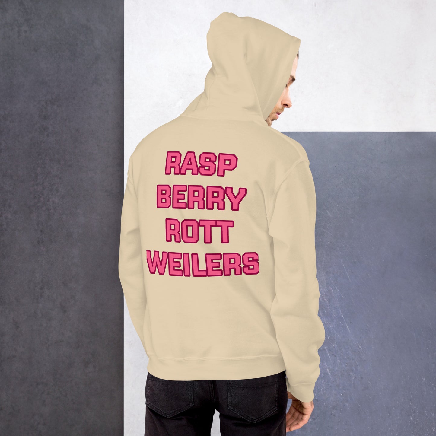 Raspberry Rottweilers Hockey Hoodie