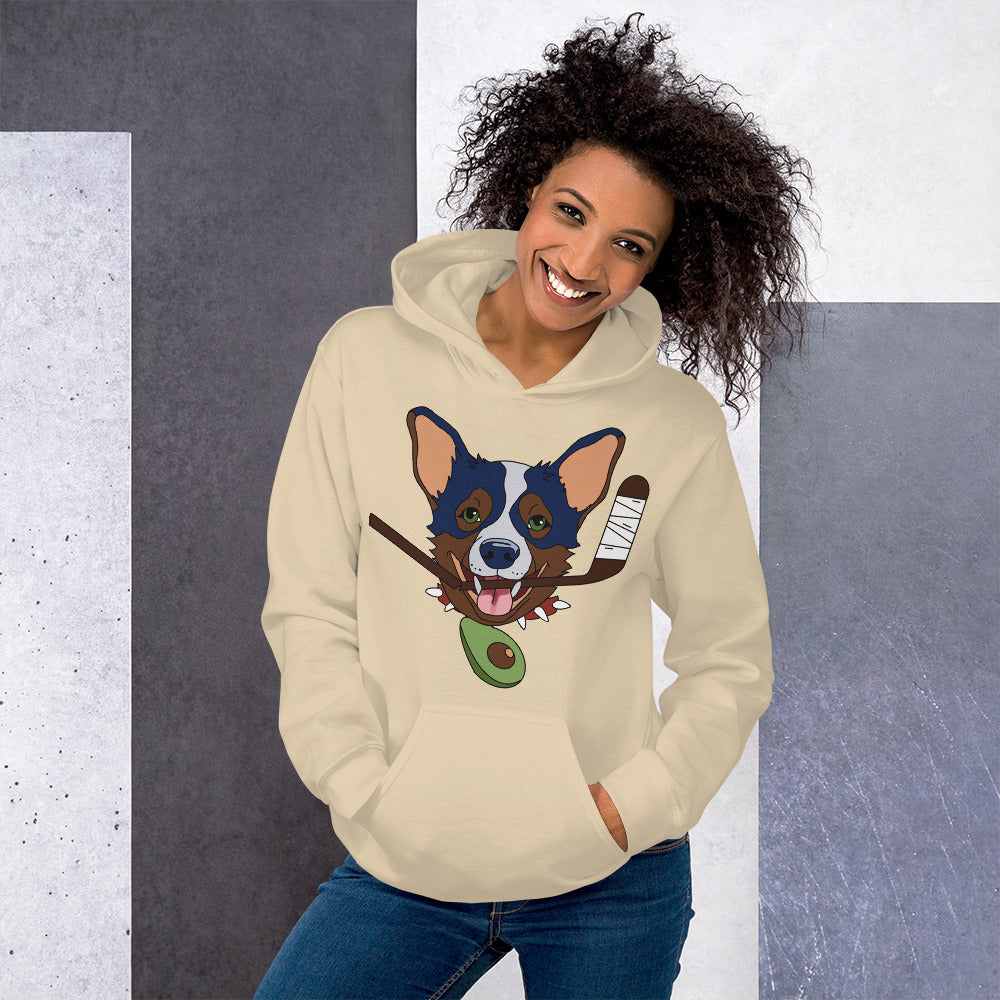 Avocado Australian Stumpy Tailed Cattle Dogs Hockey Hoodie