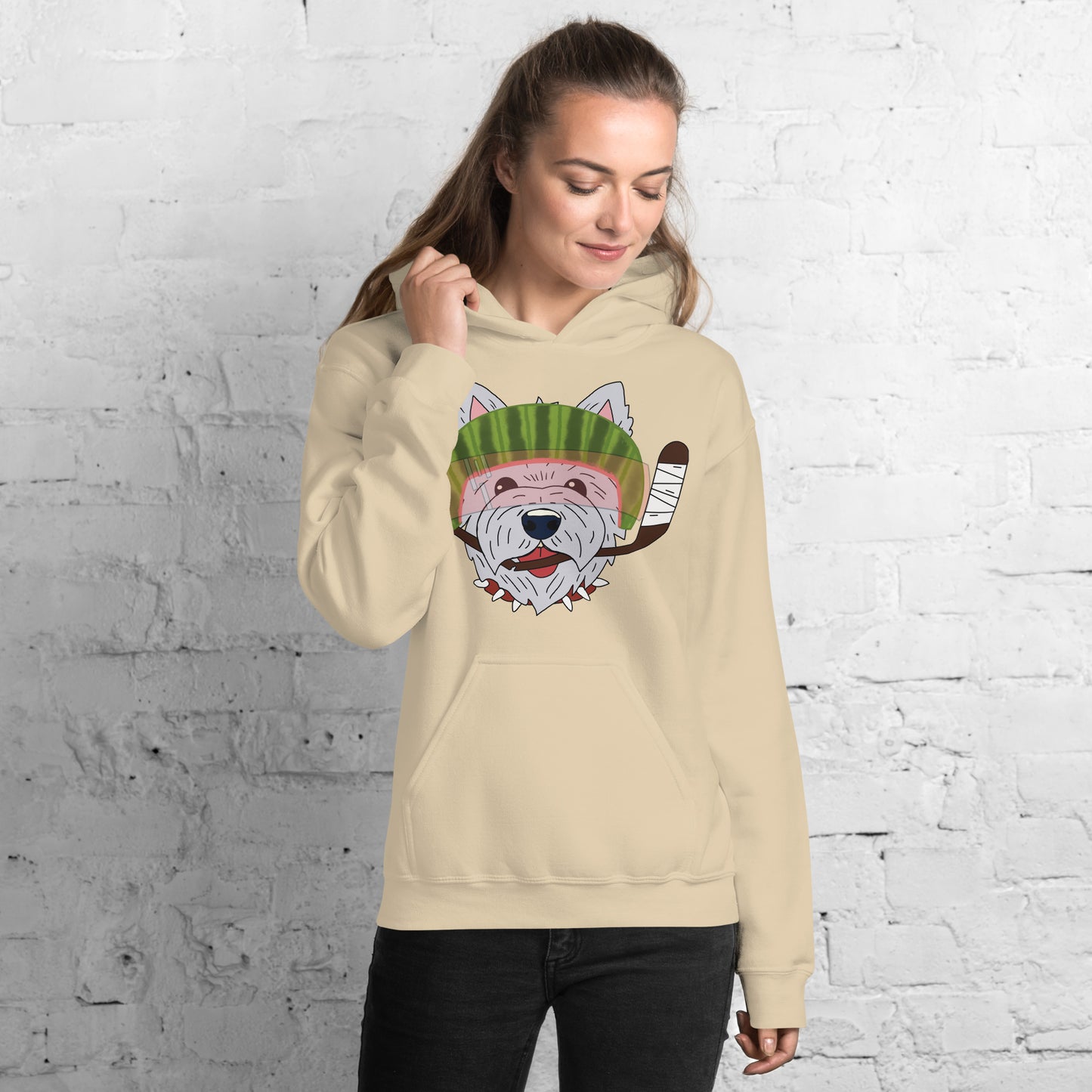 Watermelon Westipoos Hockey Hoodie