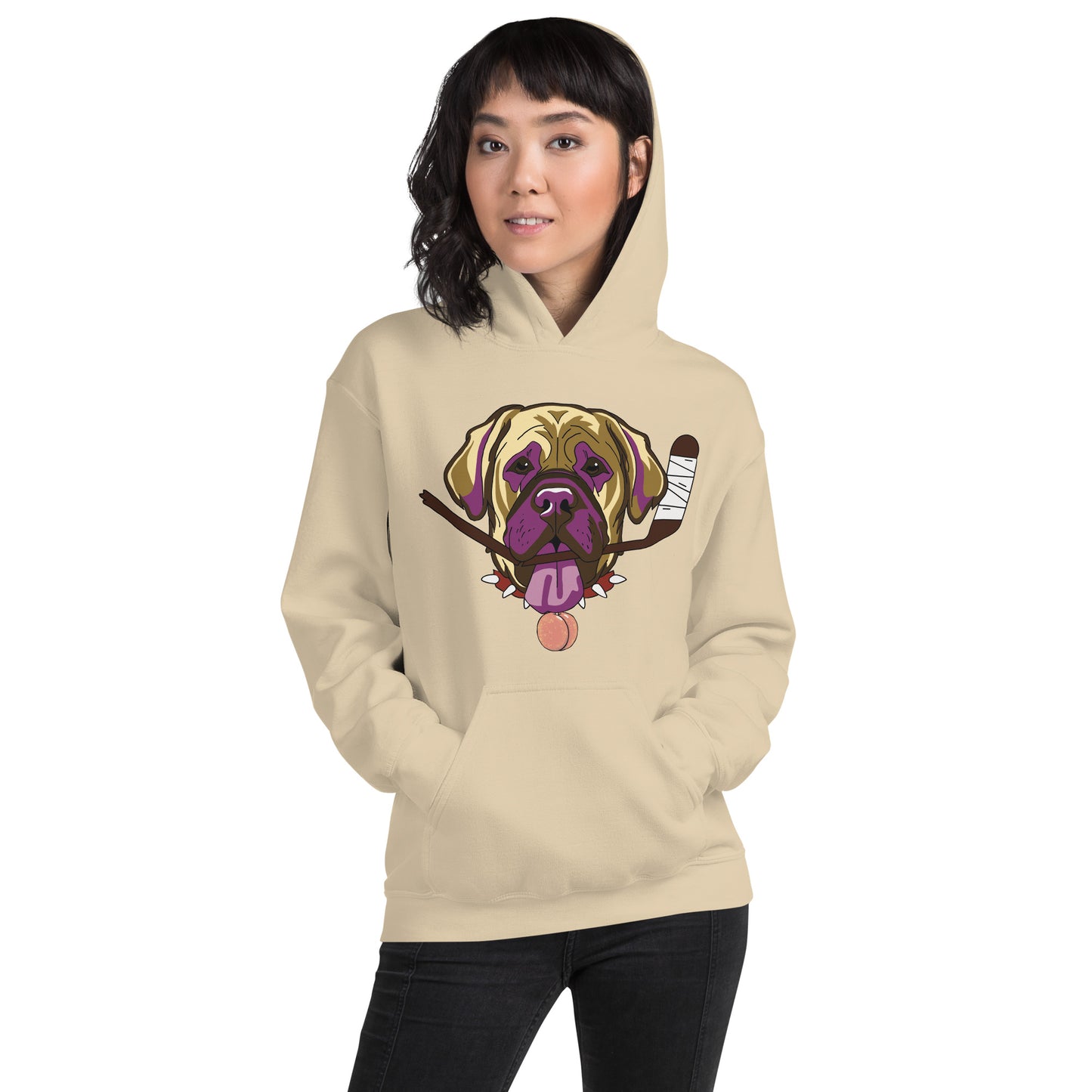 Nectarine Neapolitan Mastiffs Hockey Hoodie