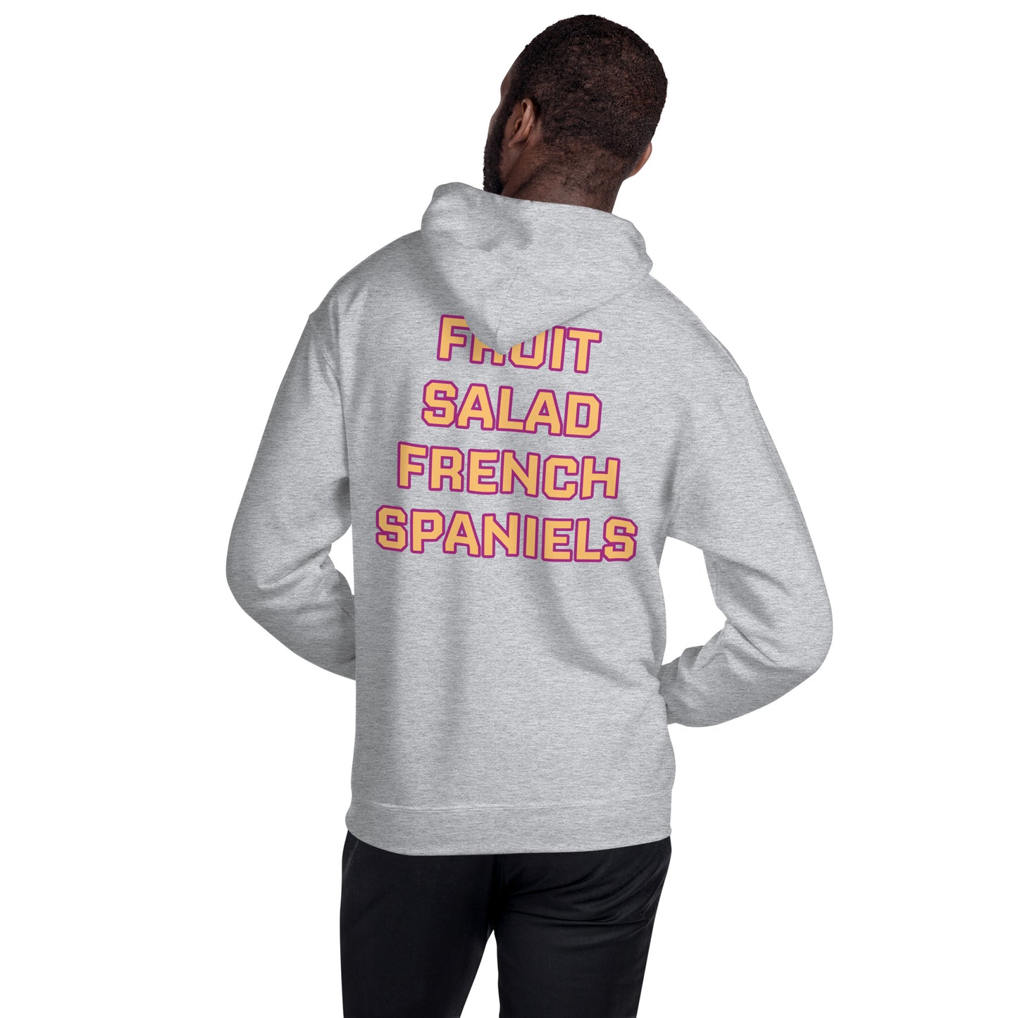 Fruit Salad French Spaniels Hockey Hoodie