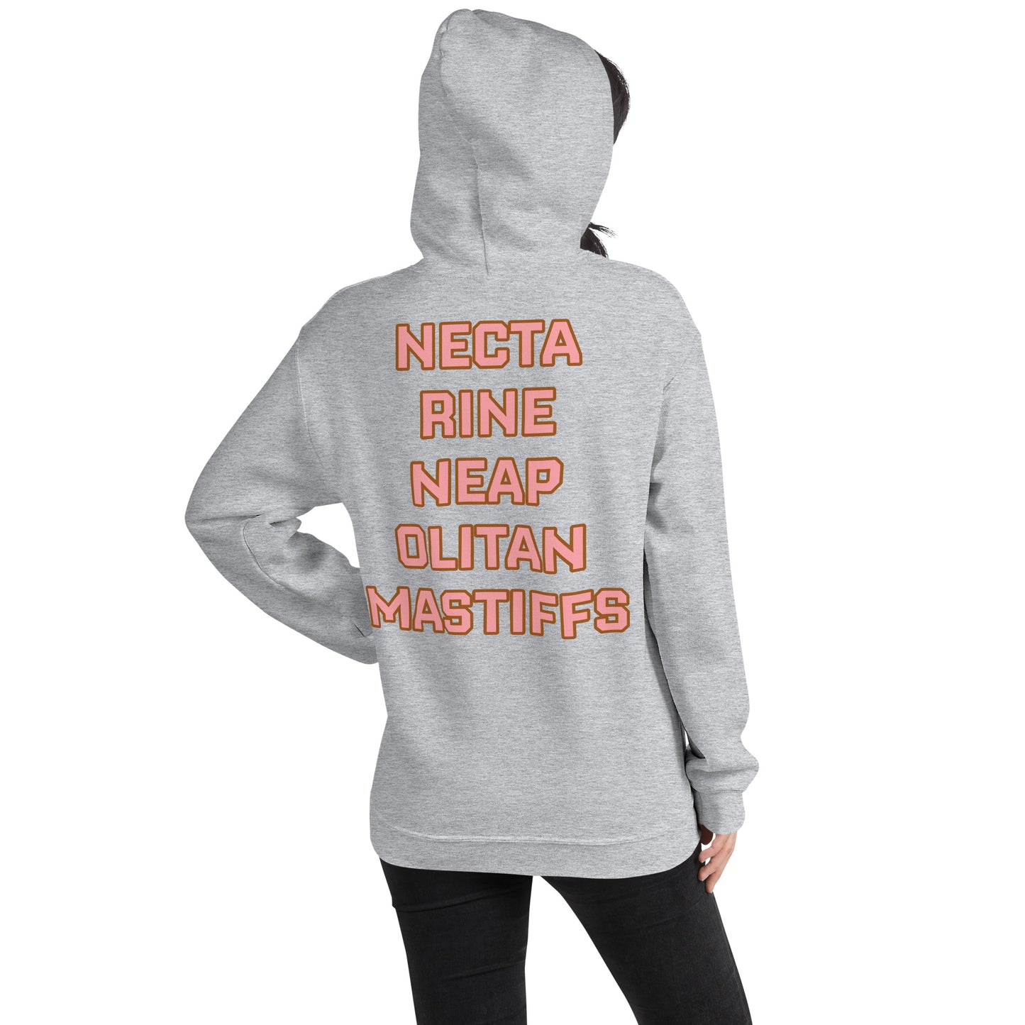 Nectarine Neapolitan Mastiffs Hockey Hoodie