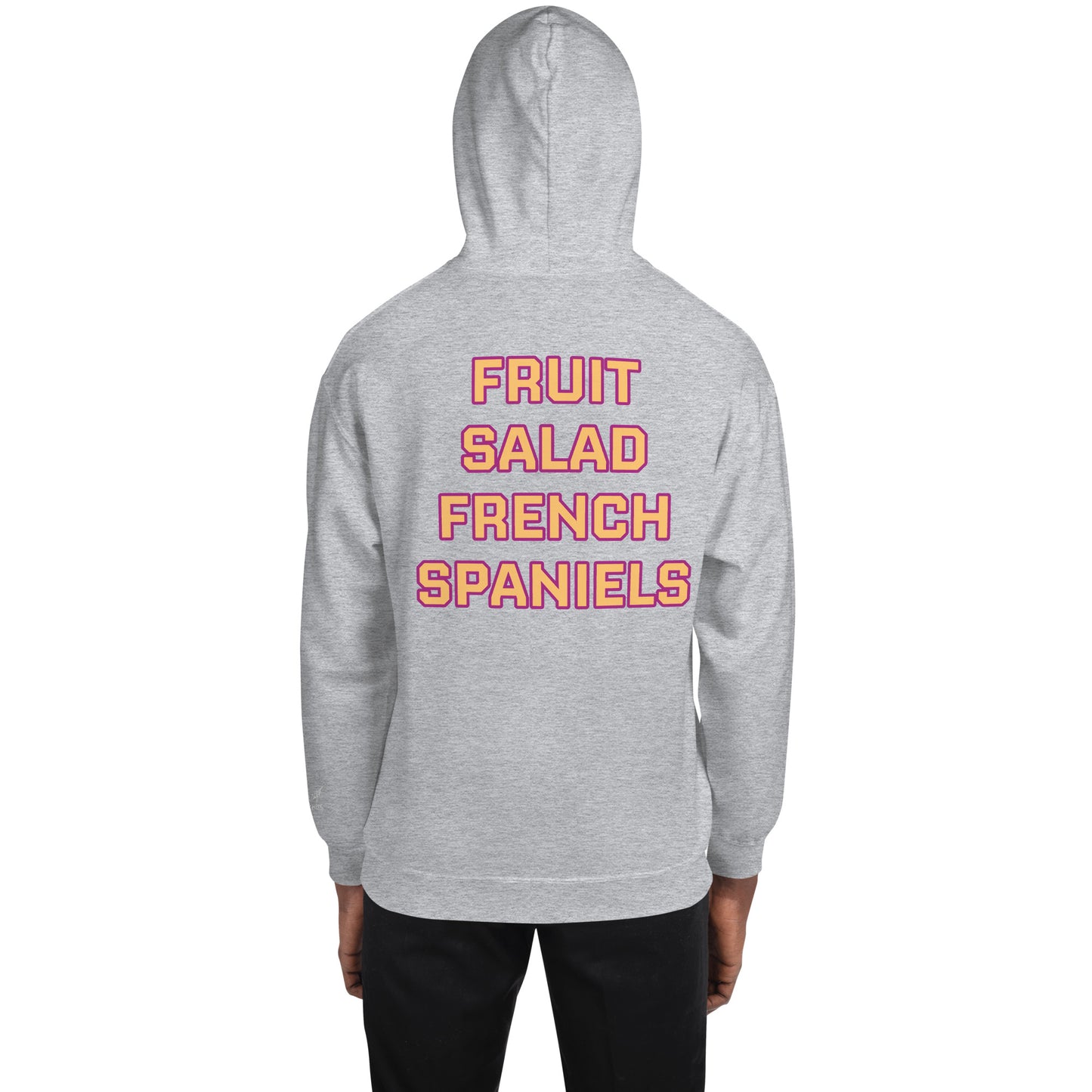 Fruit Salad French Spaniels Hockey Hoodie