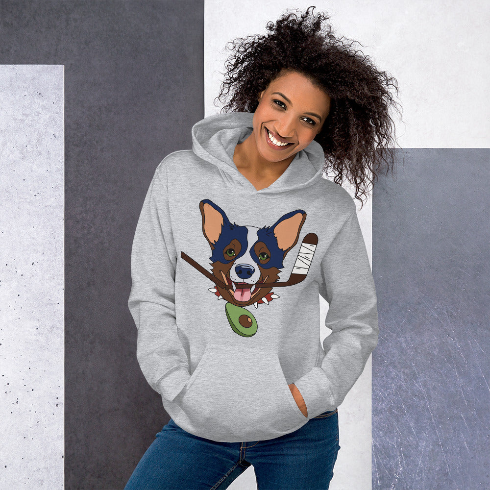 Avocado Australian Stumpy Tailed Cattle Dogs Hockey Hoodie