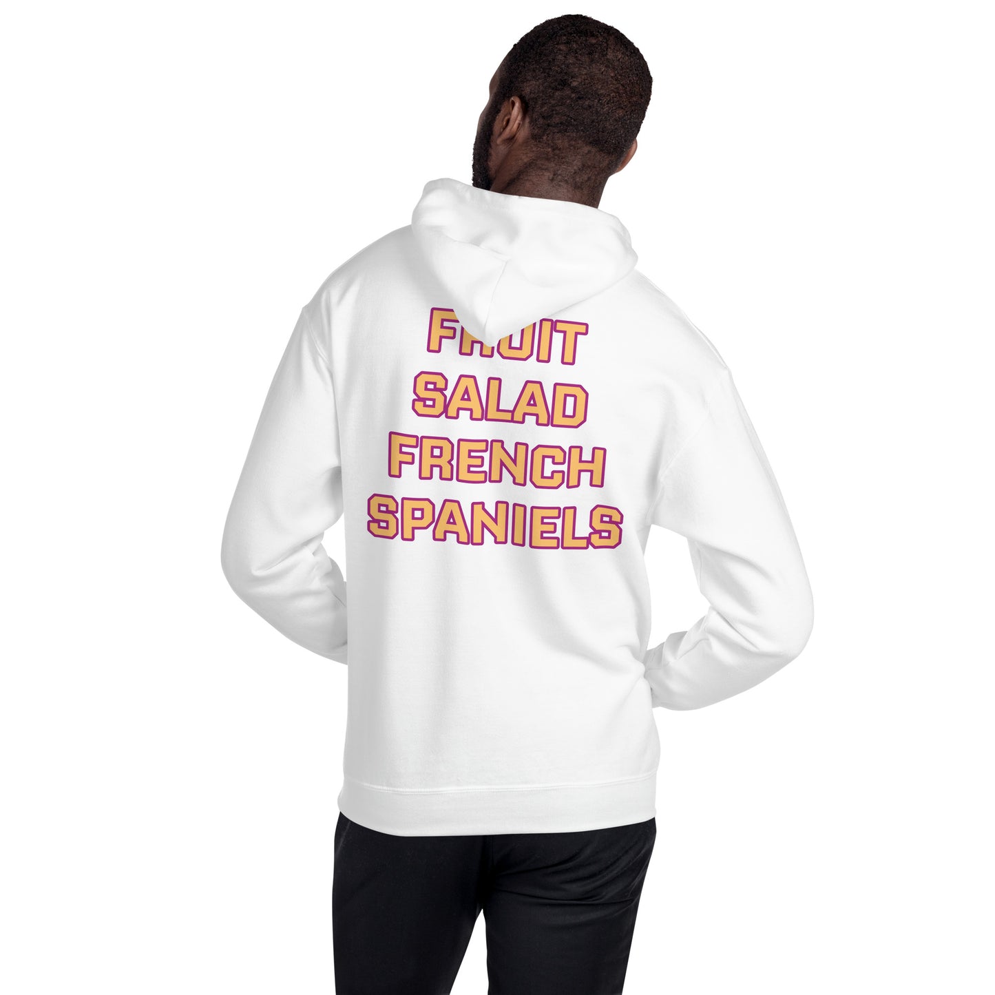 Fruit Salad French Spaniels Hockey Hoodie