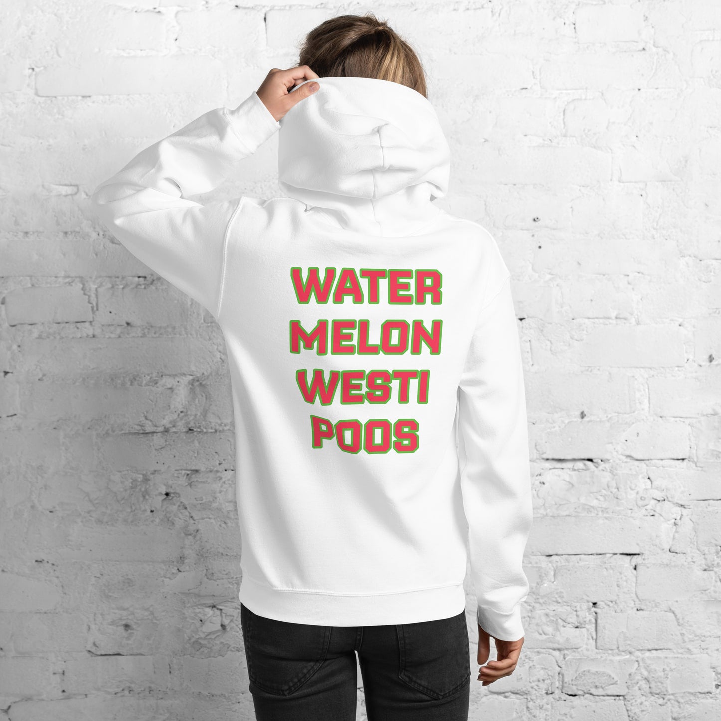 Watermelon Westipoos Hockey Hoodie