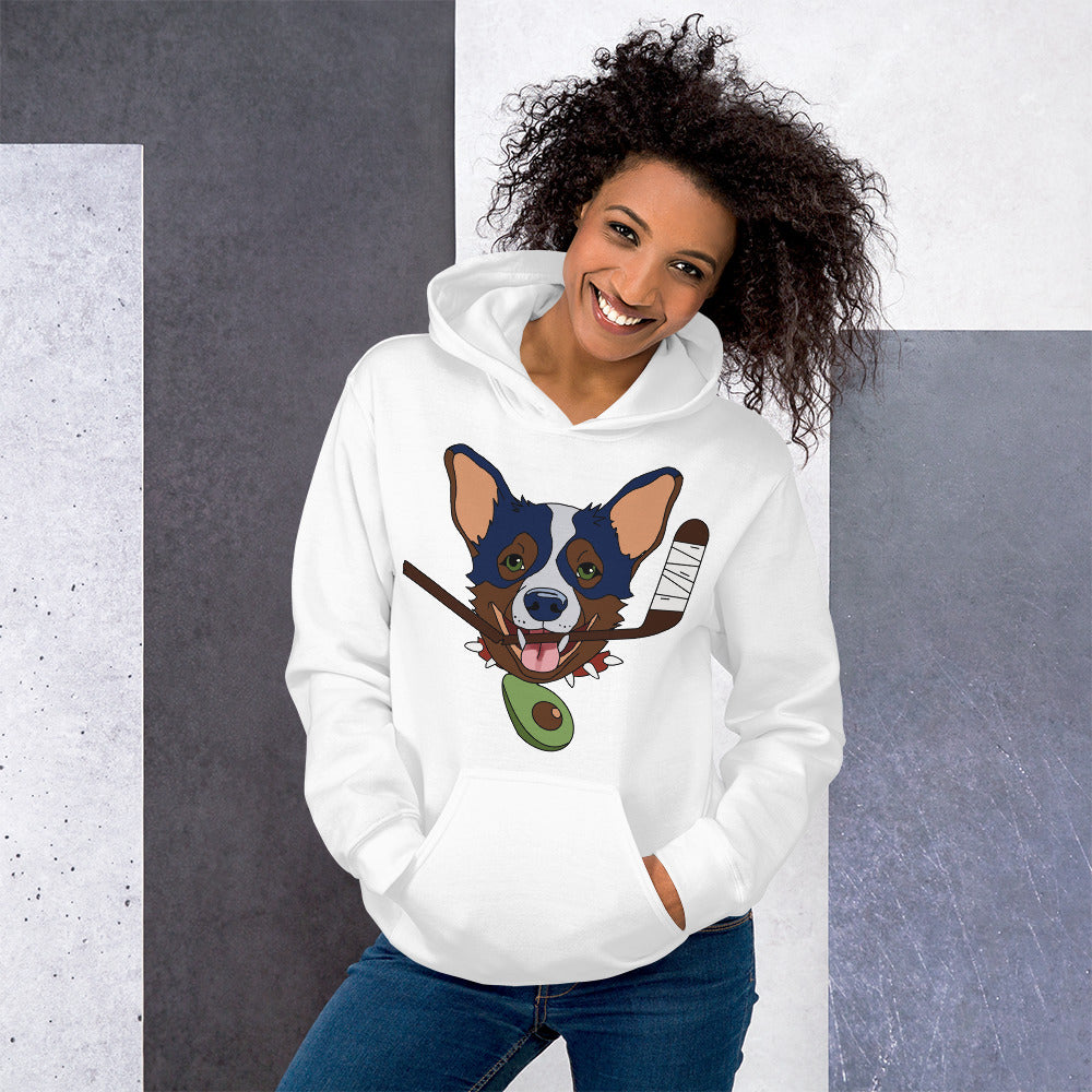 Avocado Australian Stumpy Tailed Cattle Dogs Hockey Hoodie