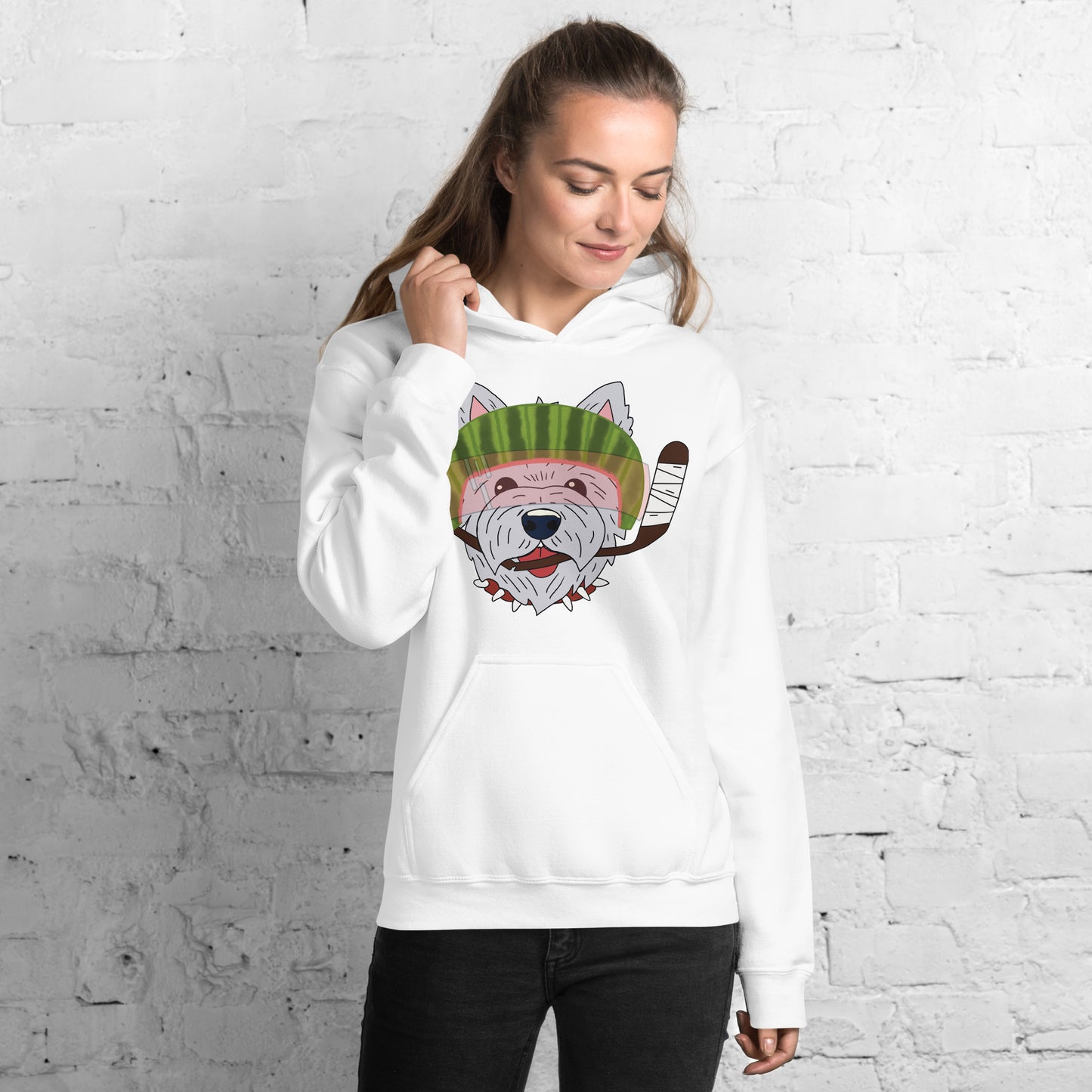 Watermelon Westipoos Hockey Hoodie