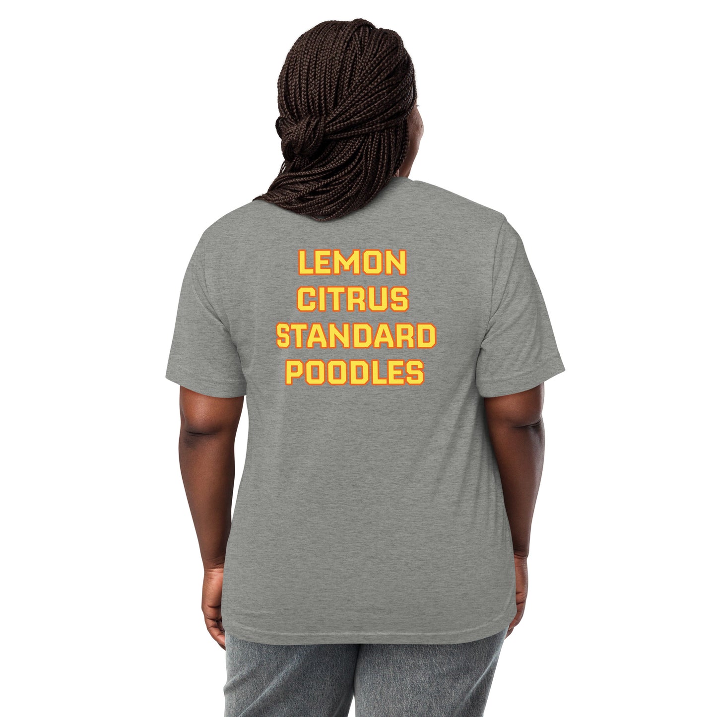 Lemon Citrus Standard Poodles Hockey T-shirt