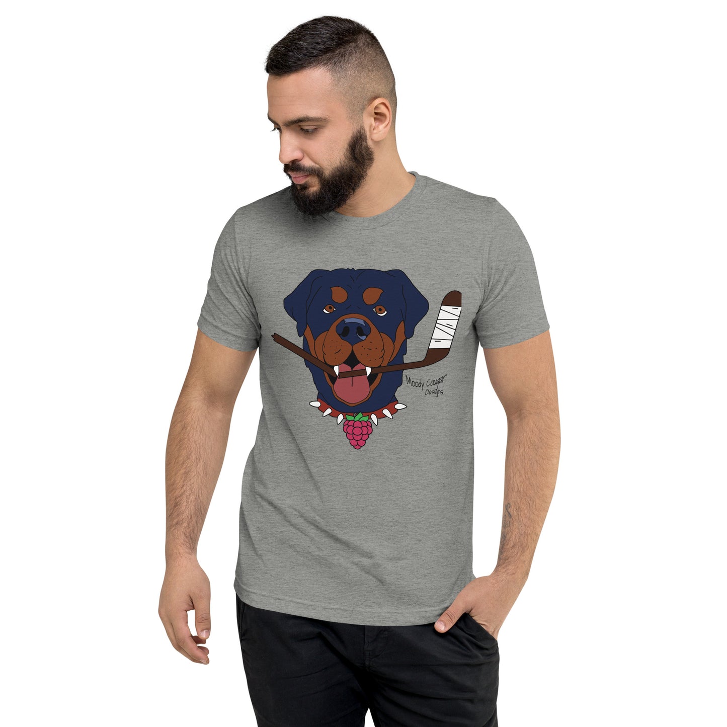 Raspberry Rottweilers Hockey T-Shirt