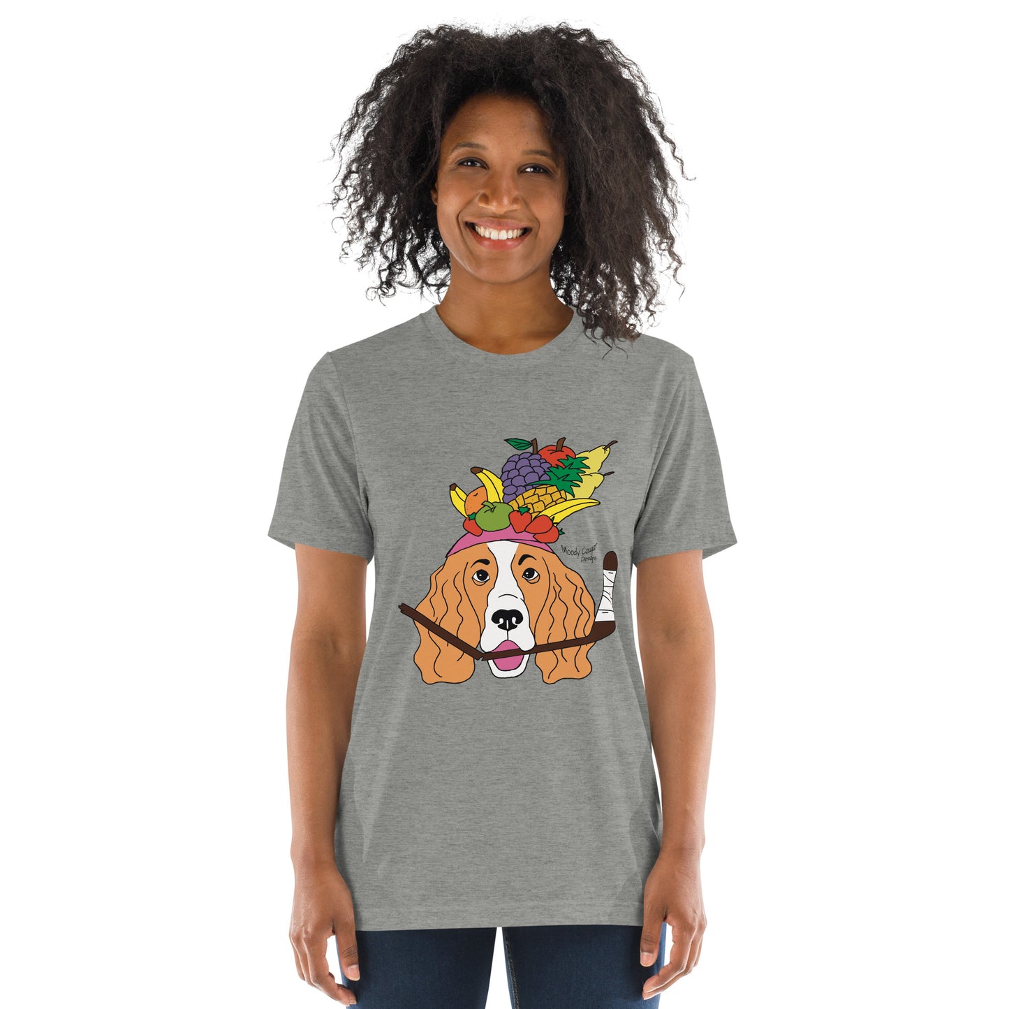 Fruit Salad French Spaniels Hockey T-shirt