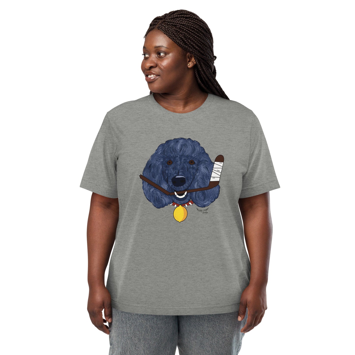 Lemon Citrus Standard Poodles Hockey T-shirt