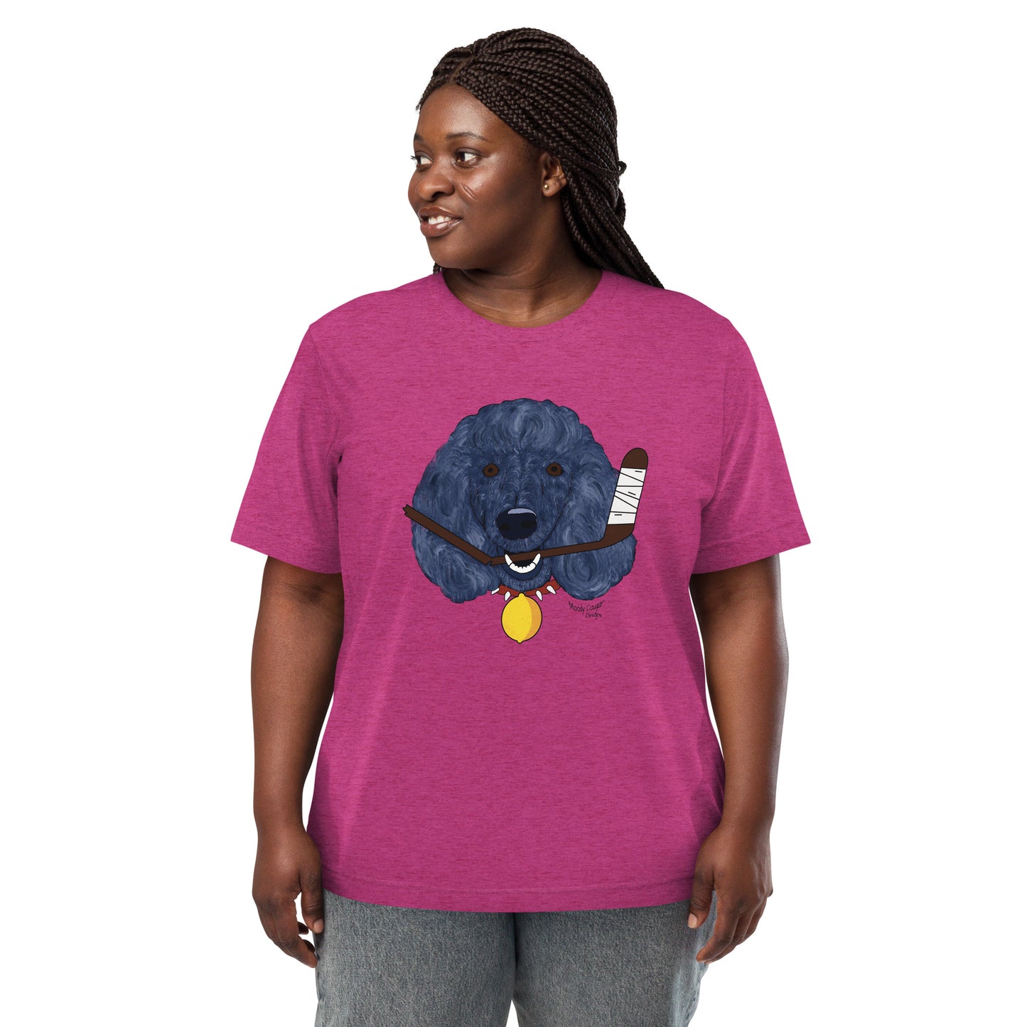 Lemon Citrus Standard Poodles Hockey T-shirt