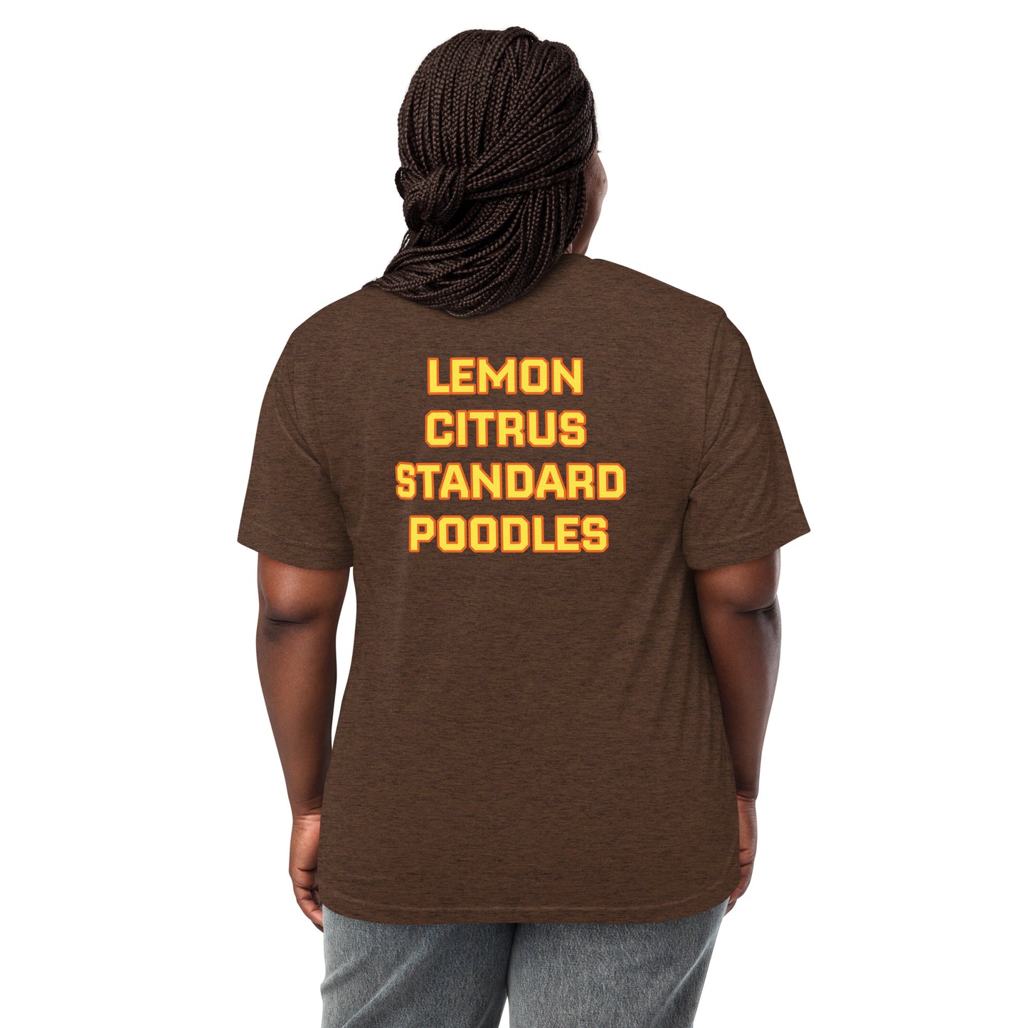 Lemon Citrus Standard Poodles Hockey T-shirt