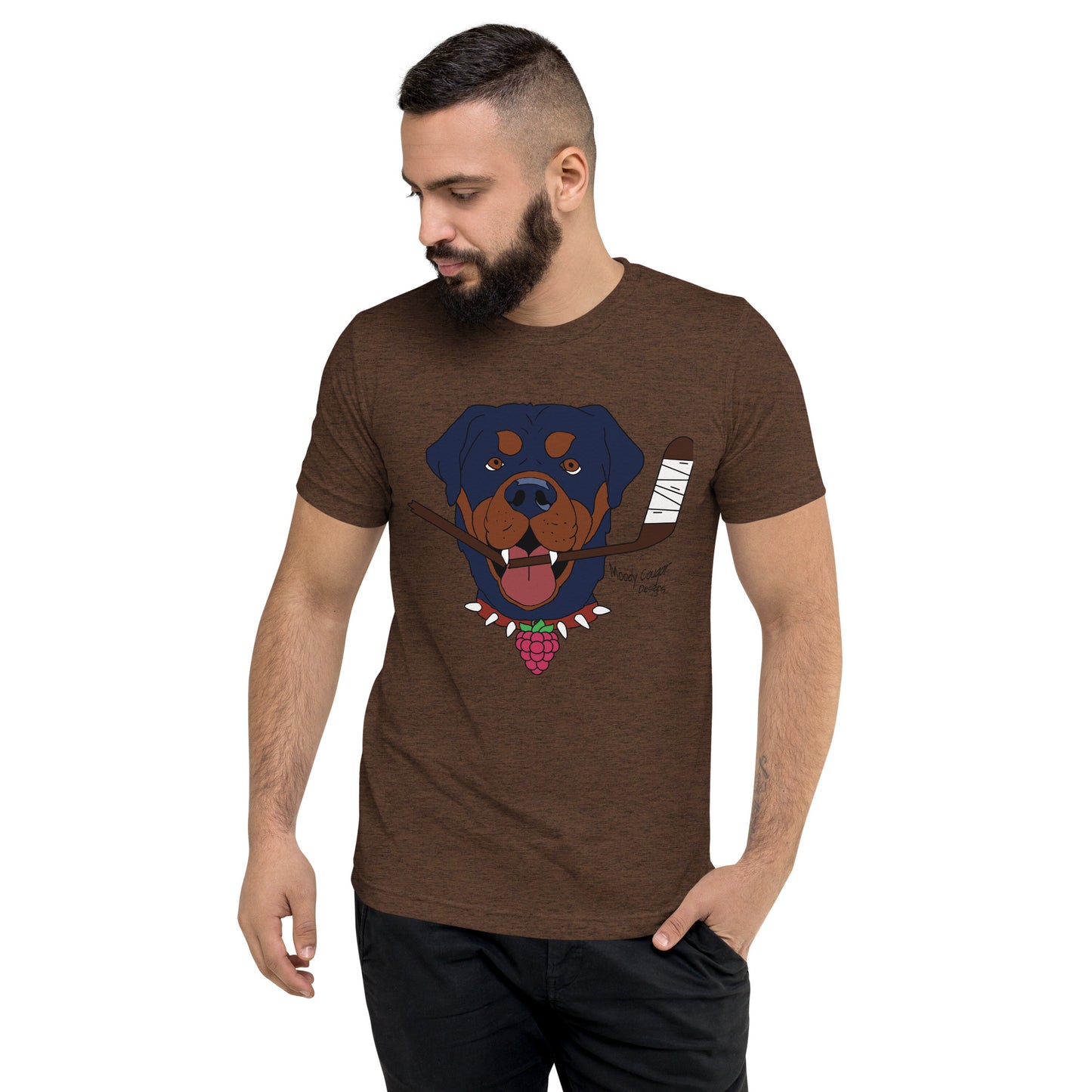 Raspberry Rottweilers Hockey T-Shirt