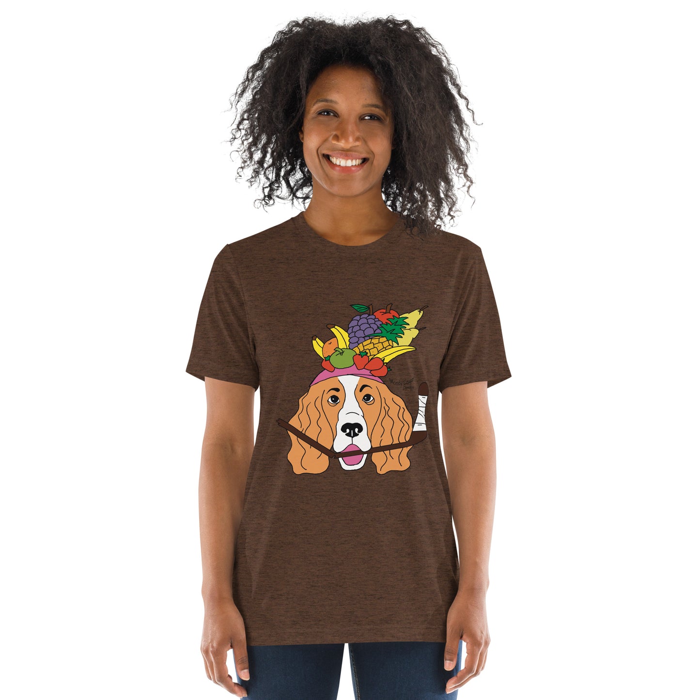 Fruit Salad French Spaniels Hockey T-shirt