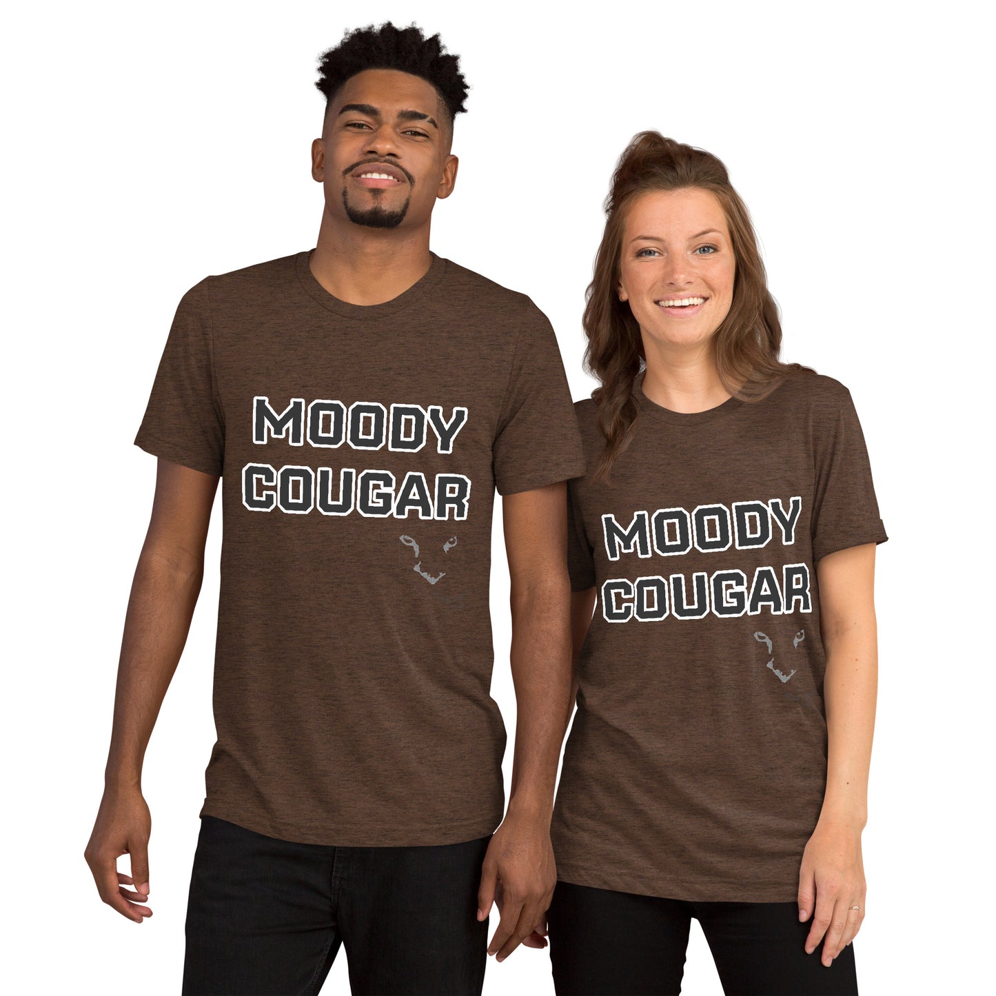 Moody Cougar Bold Text Signature T-Shirt