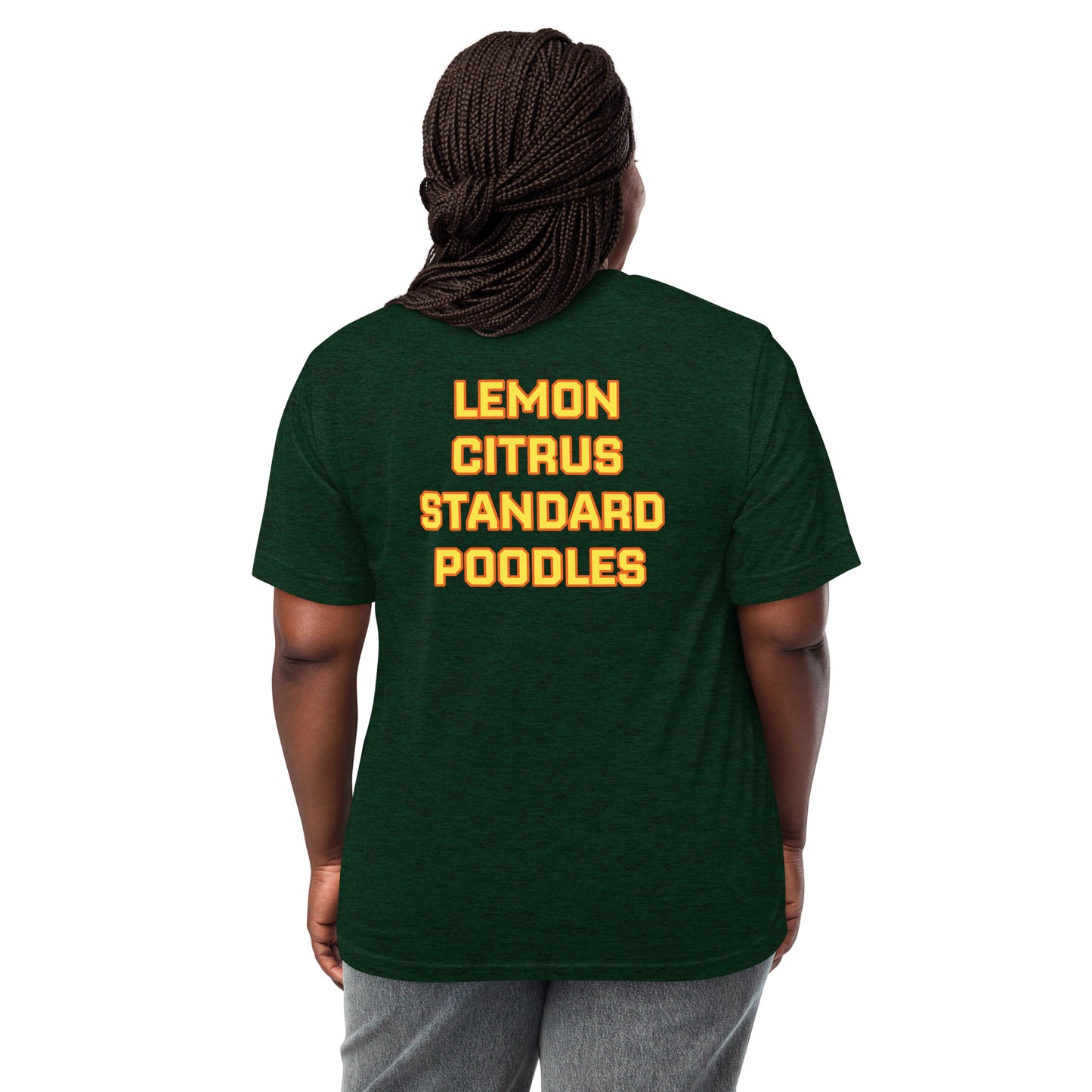 Lemon Citrus Standard Poodles Hockey T-shirt