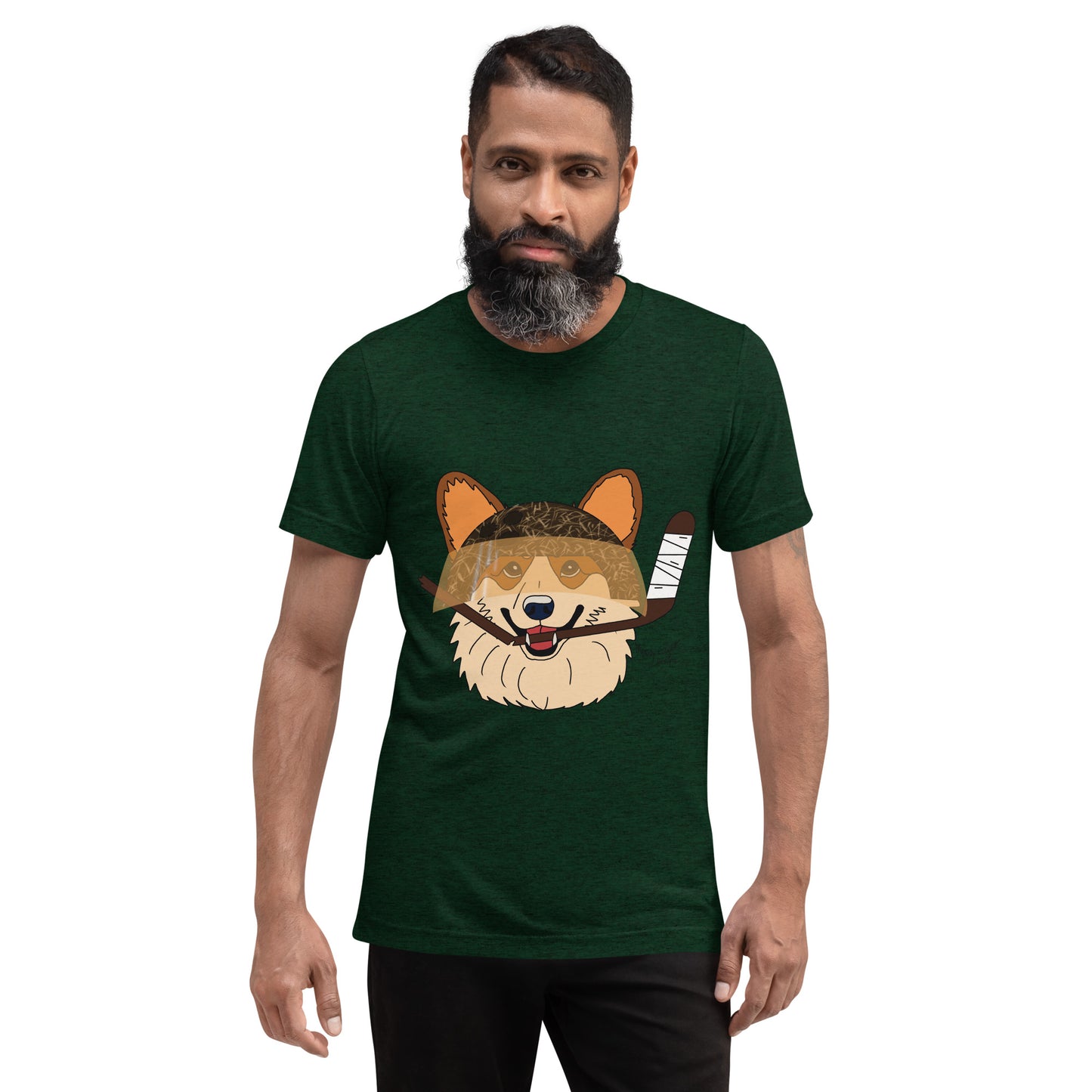 Coconut Corgis Hockey T-Shirt