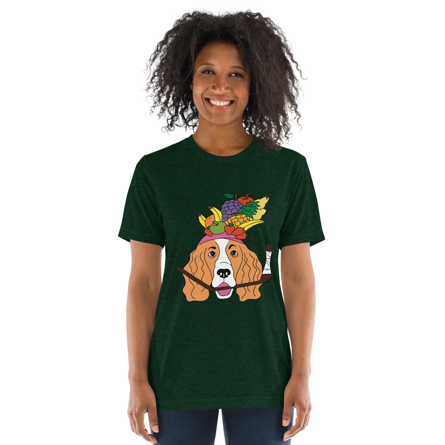 Fruit Salad French Spaniels Hockey T-shirt