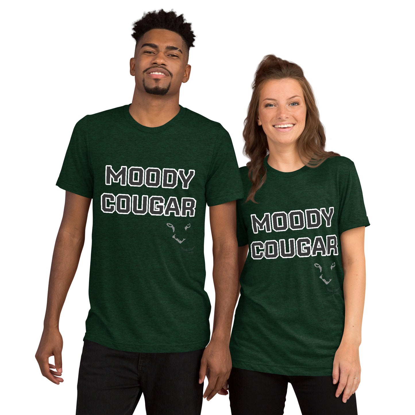 Moody Cougar Bold Text Signature T-Shirt