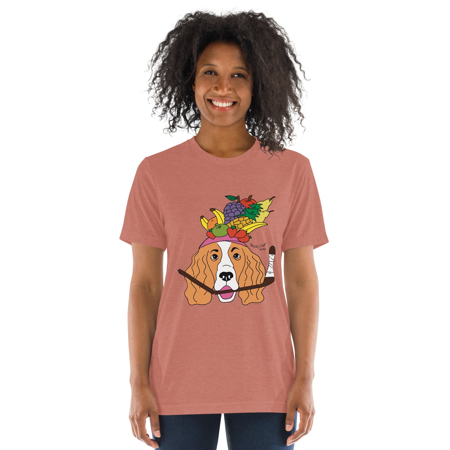 Fruit Salad French Spaniels Hockey T-shirt