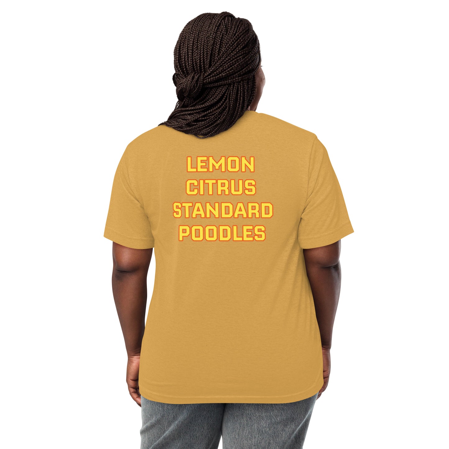 Lemon Citrus Standard Poodles Hockey T-shirt