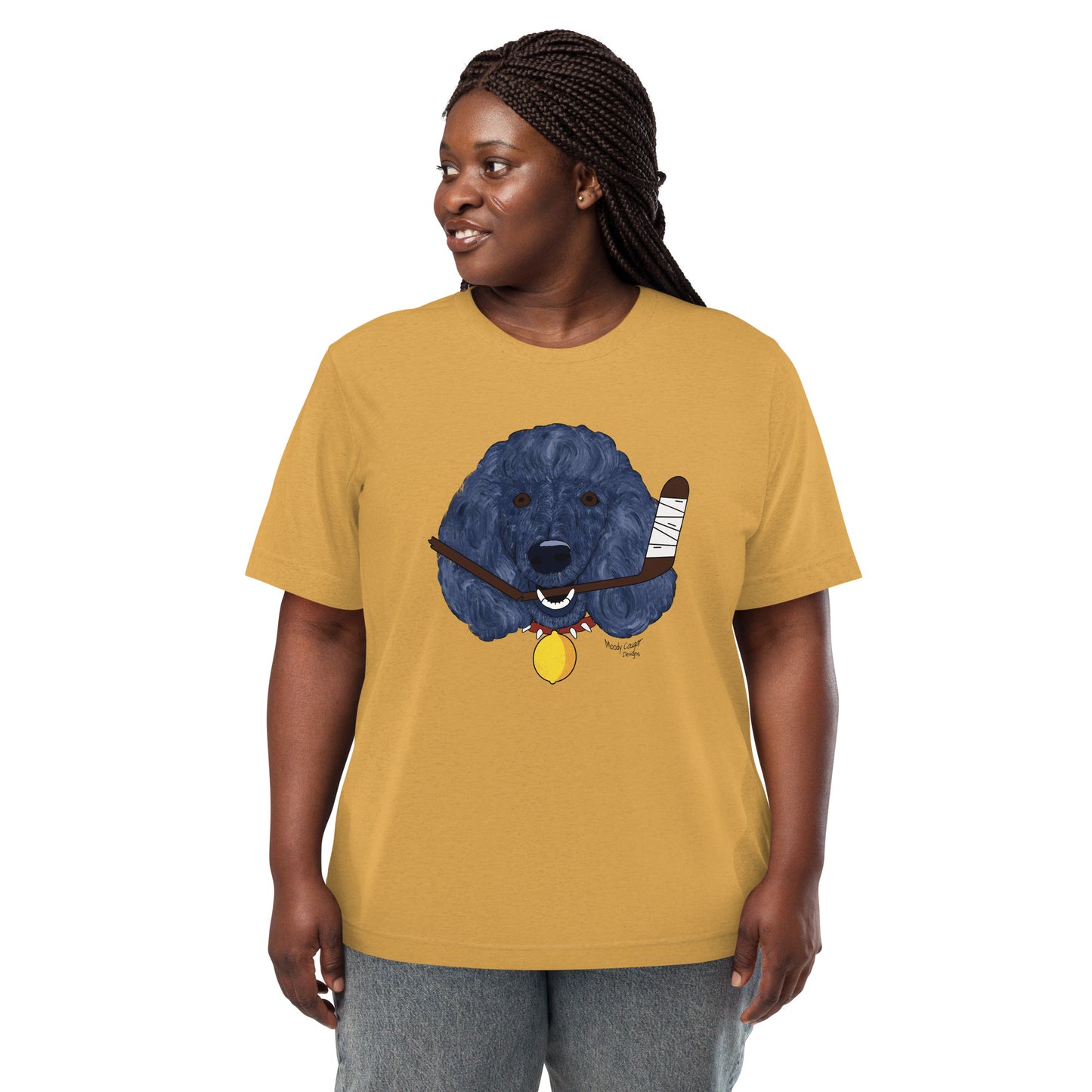 Lemon Citrus Standard Poodles Hockey T-shirt