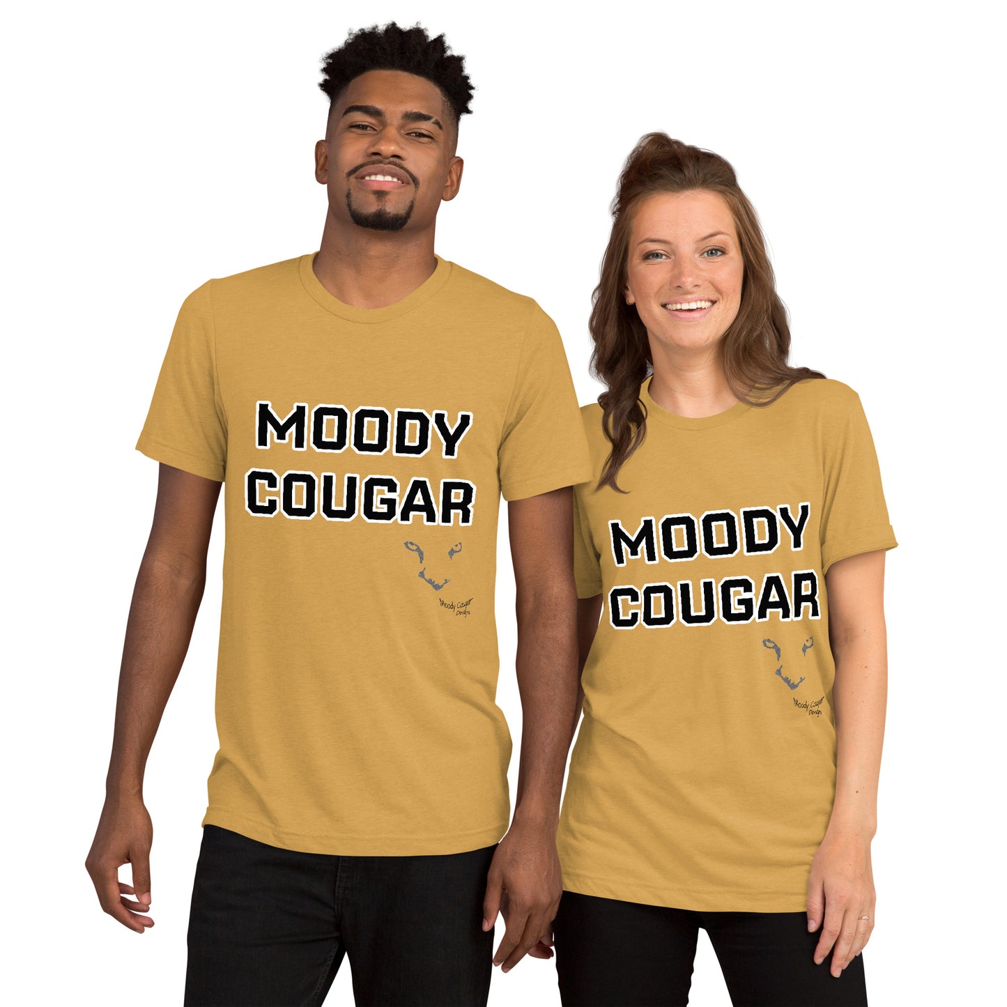 Moody Cougar Bold Text Signature T-Shirt