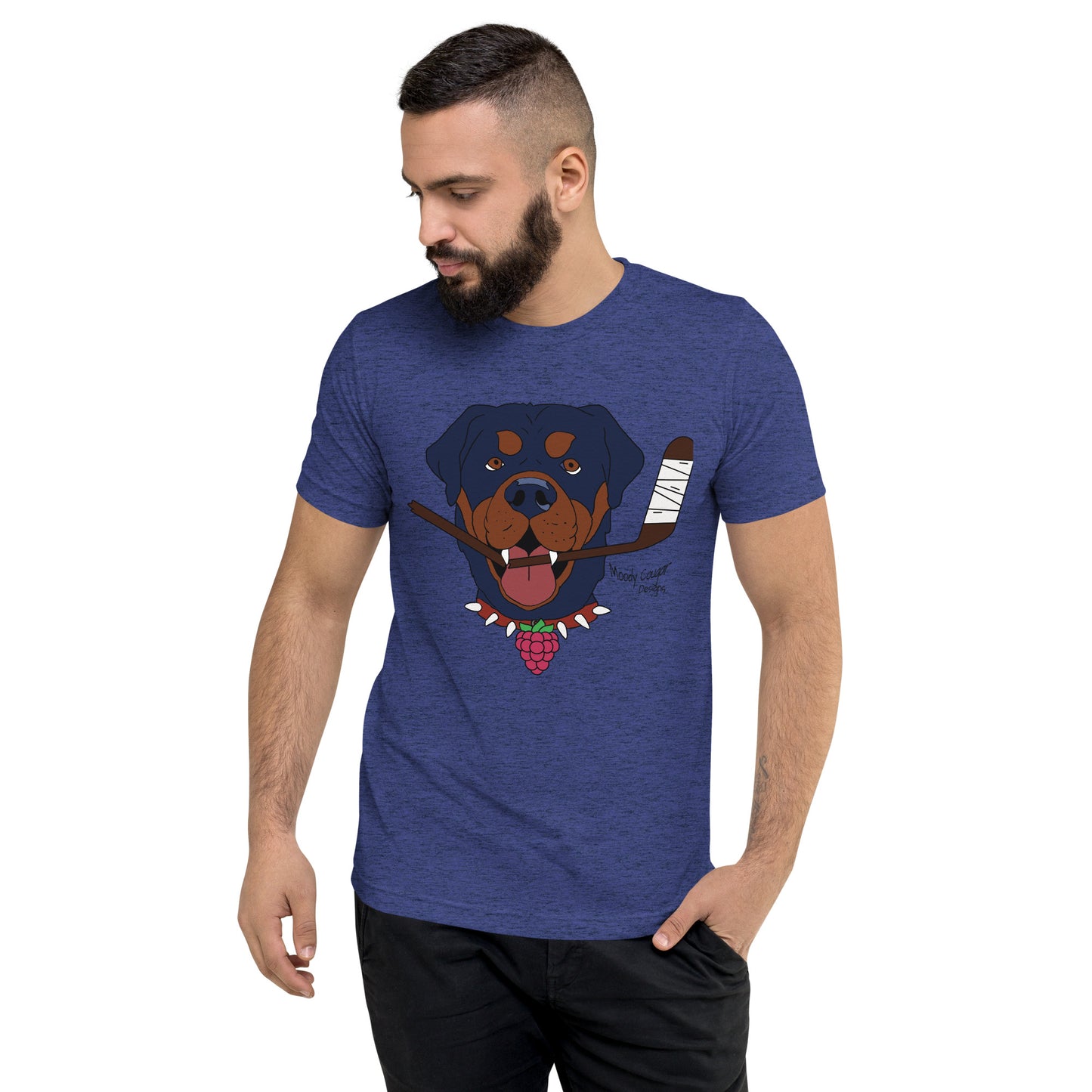 Raspberry Rottweilers Hockey T-Shirt