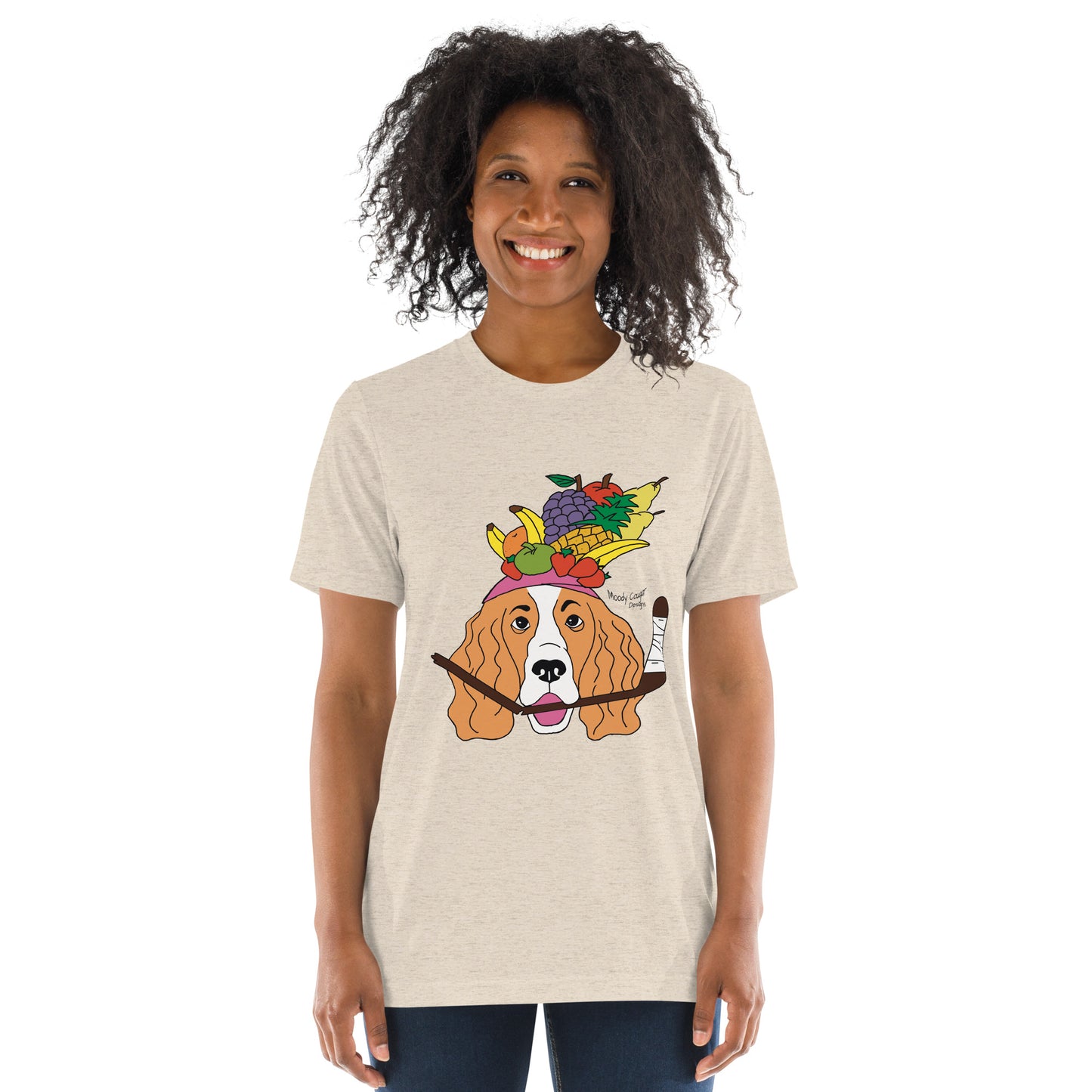 Fruit Salad French Spaniels Hockey T-shirt