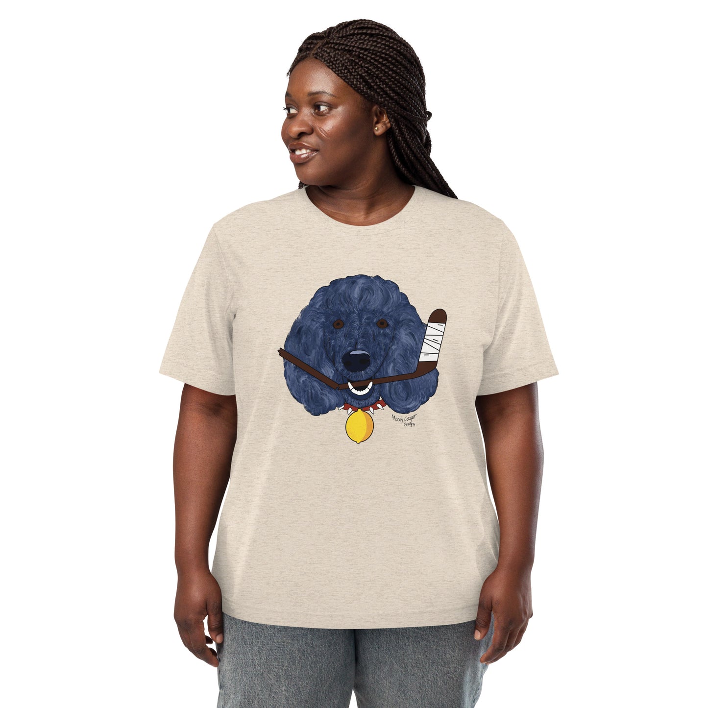 Lemon Citrus Standard Poodles Hockey T-shirt