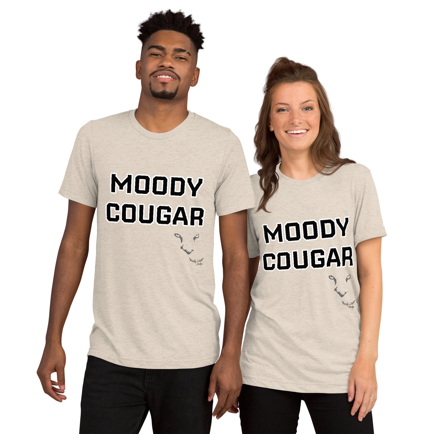 Moody Cougar Bold Text Signature T-Shirt