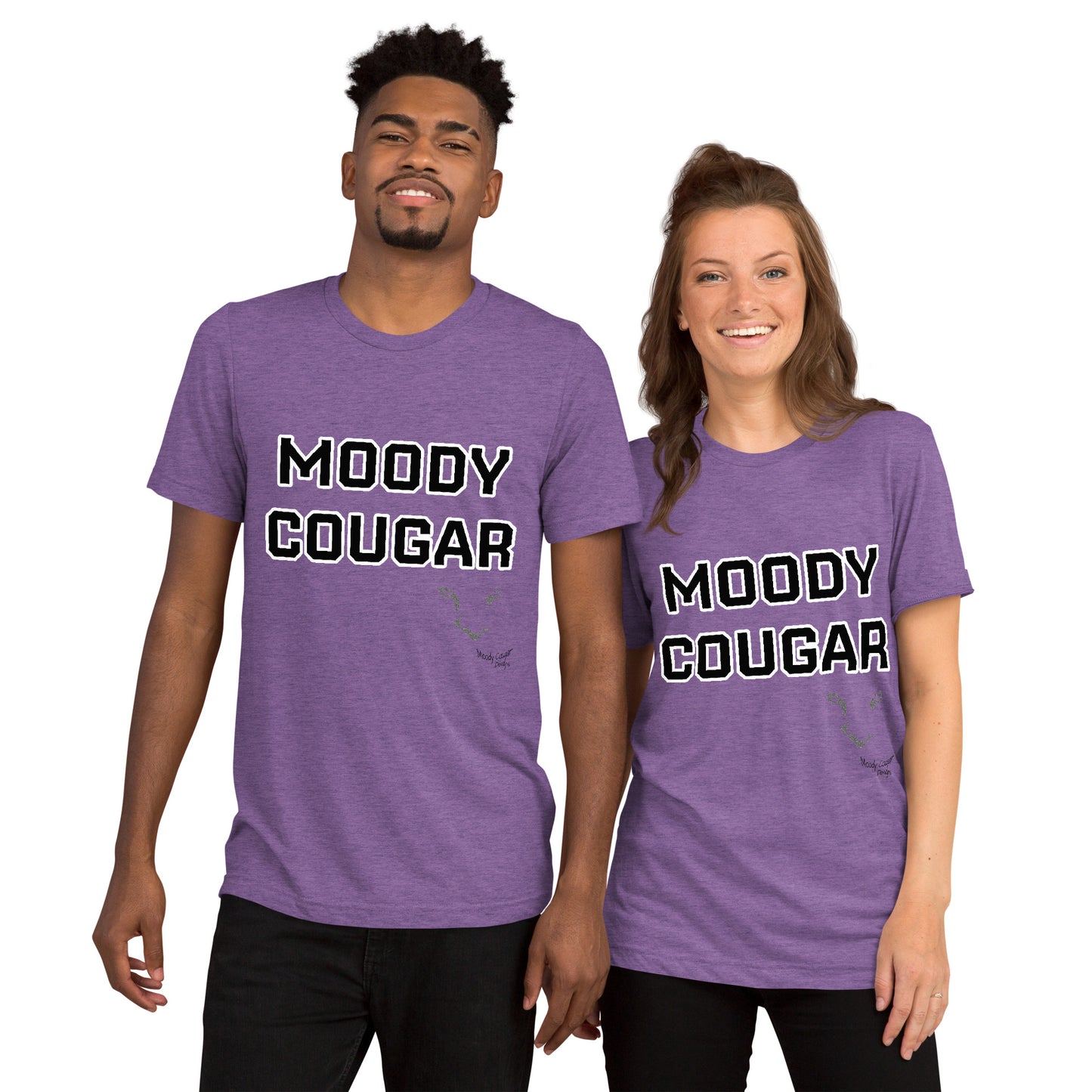 Moody Cougar Bold Text Signature T-Shirt