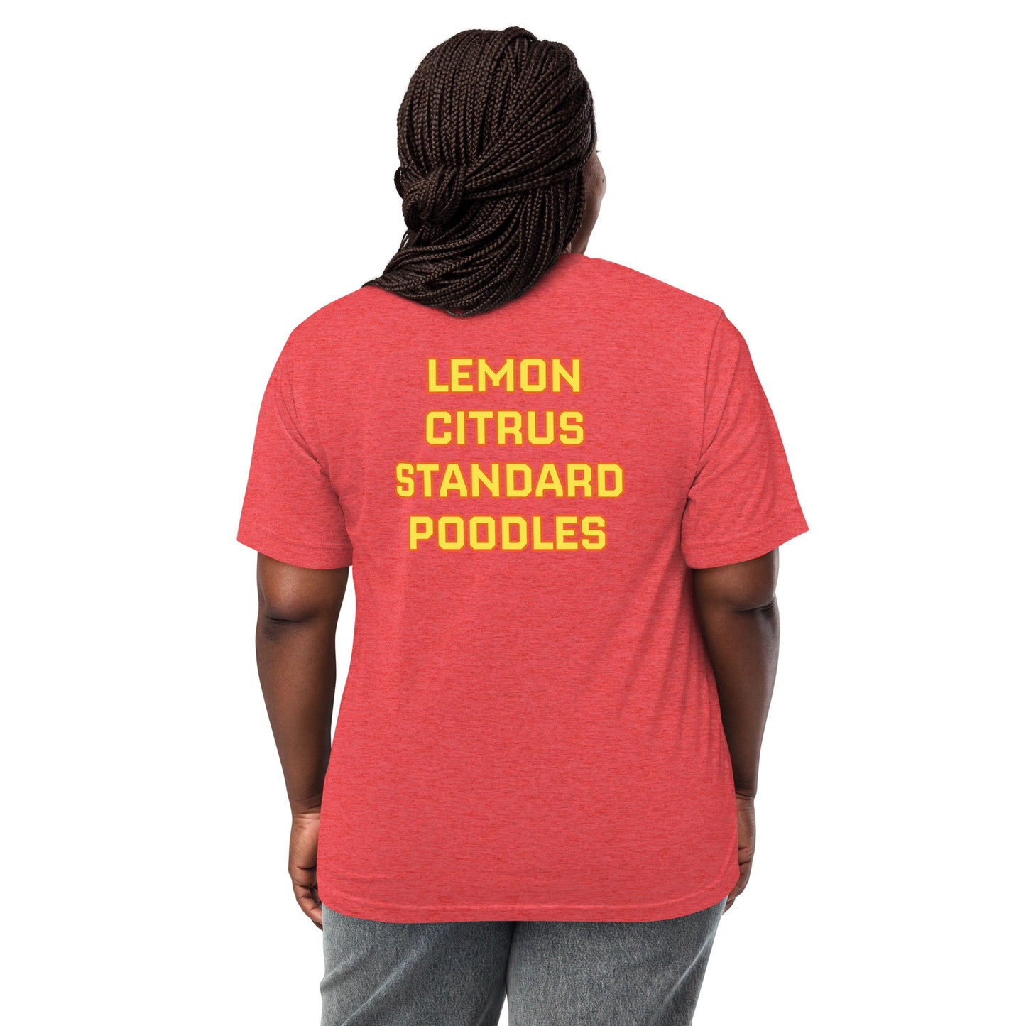 Lemon Citrus Standard Poodles Hockey T-shirt