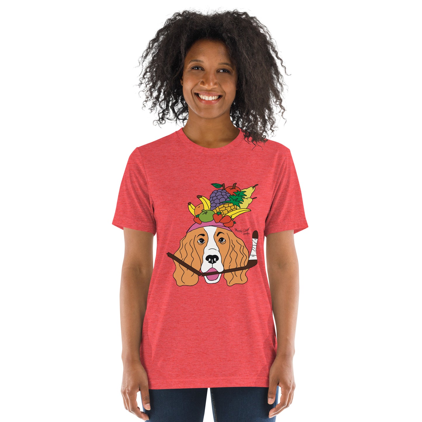 Fruit Salad French Spaniels Hockey T-shirt