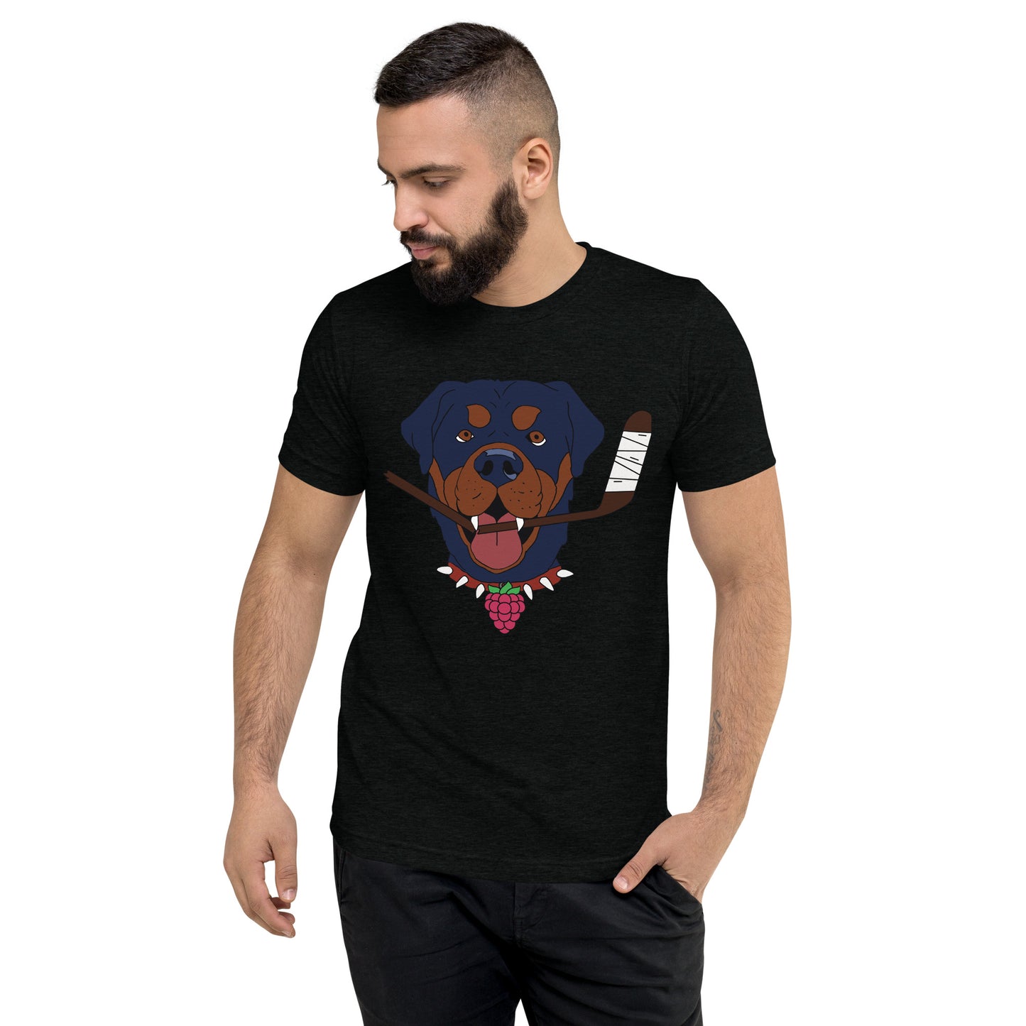 Raspberry Rottweilers Hockey T-Shirt