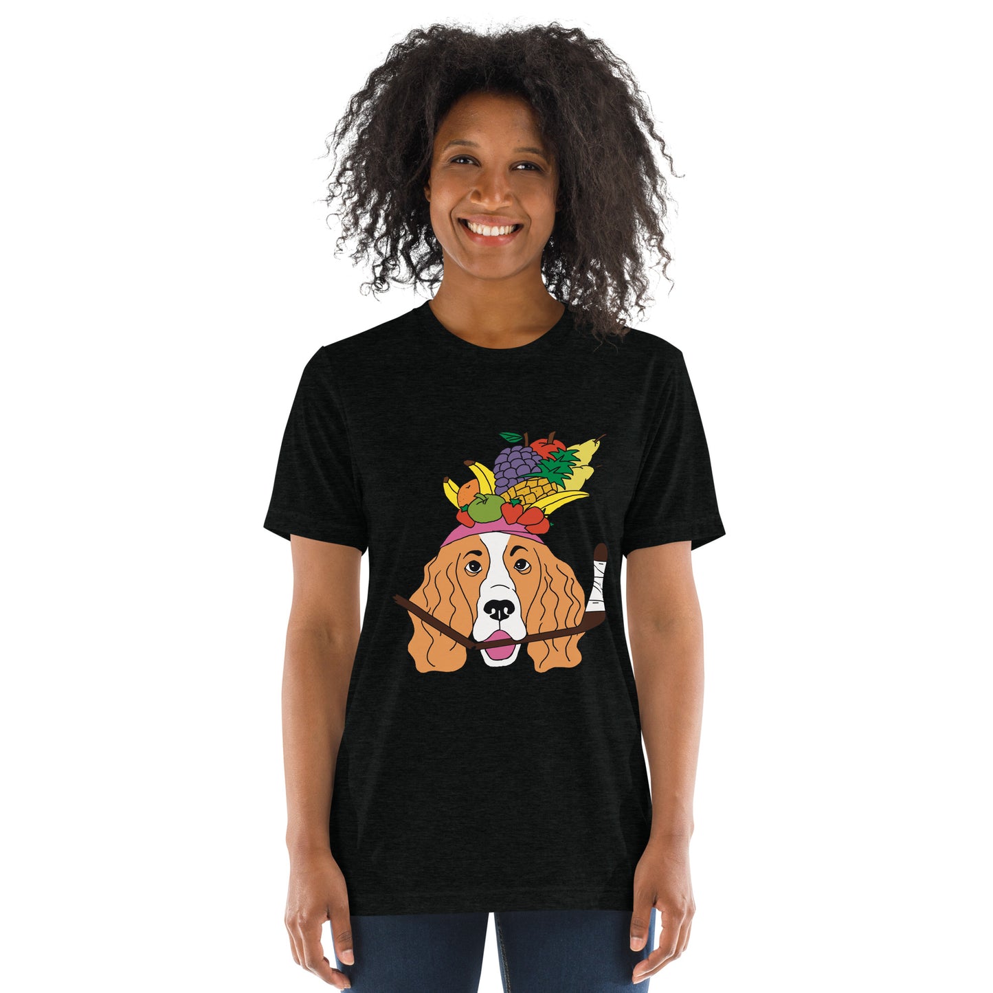 Fruit Salad French Spaniels Hockey T-shirt