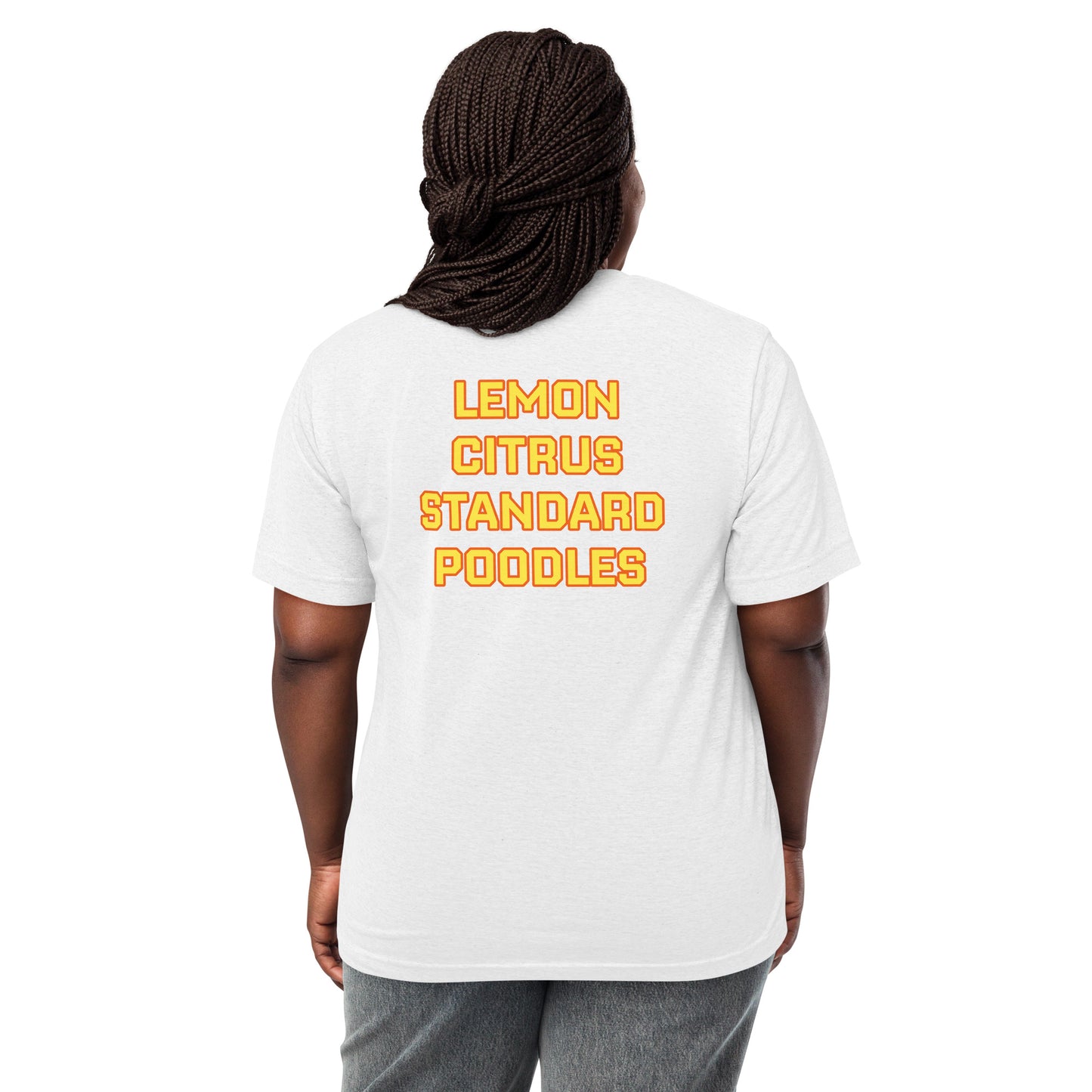 Lemon Citrus Standard Poodles Hockey T-shirt