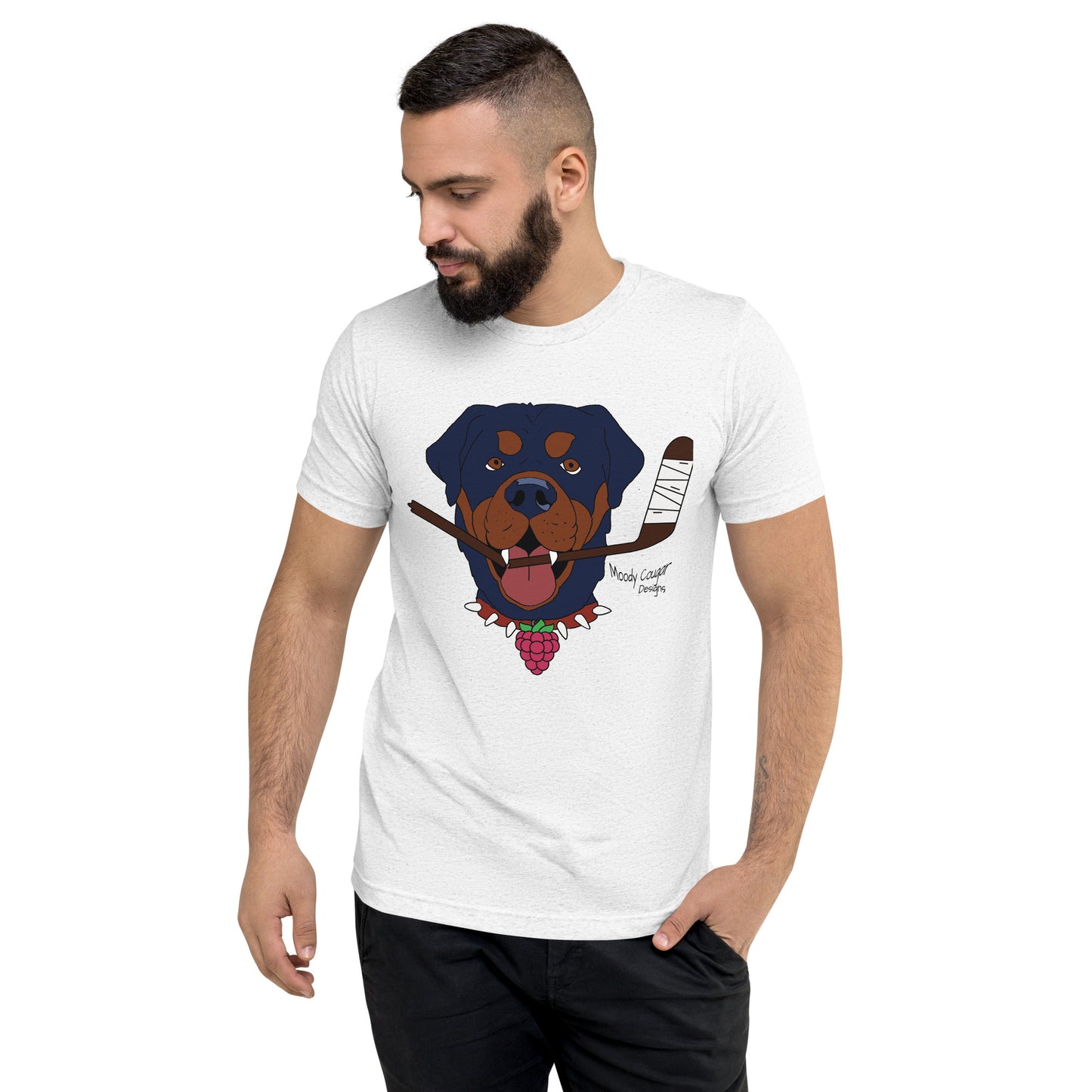 Raspberry Rottweilers Hockey T-Shirt