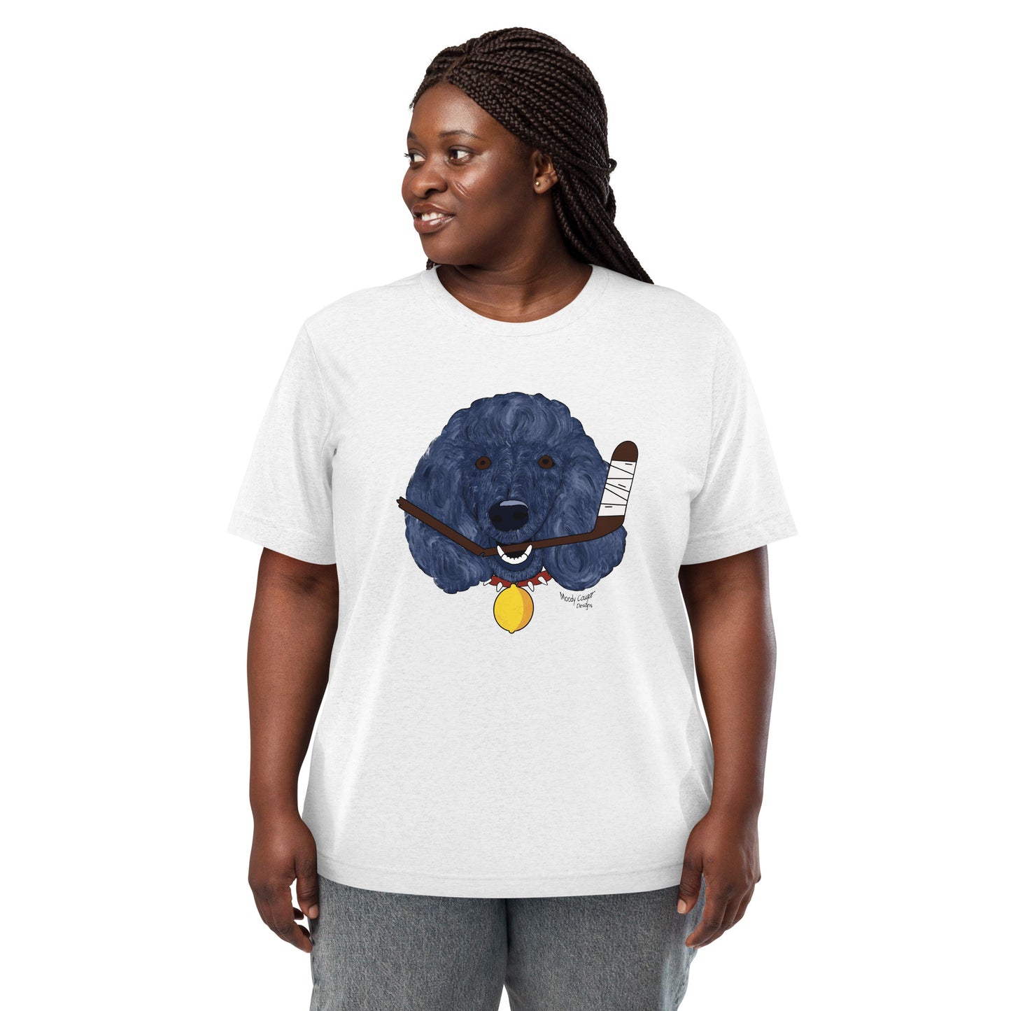 Lemon Citrus Standard Poodles Hockey T-shirt