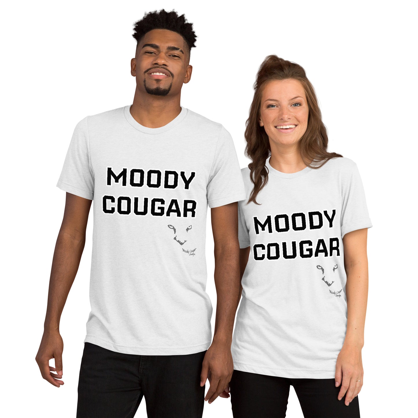 Moody Cougar Bold Text Signature T-Shirt