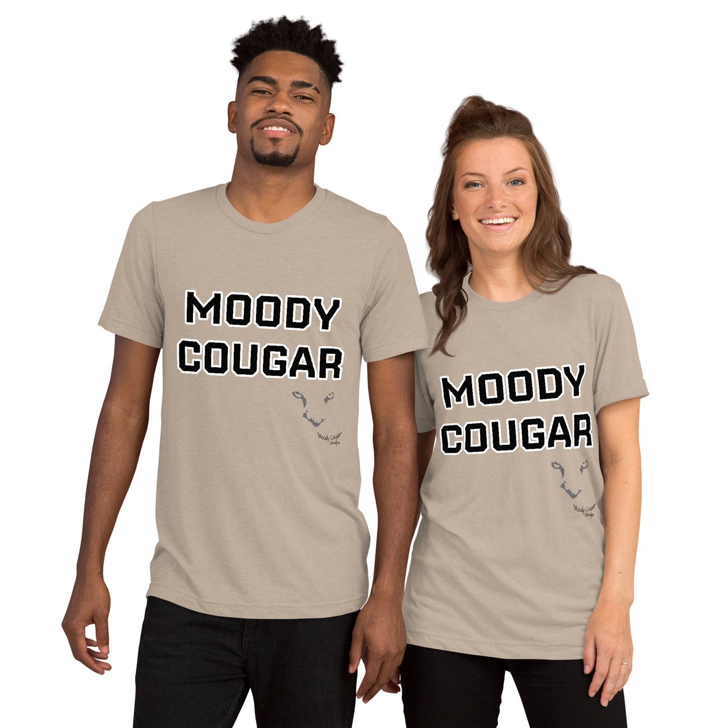 Moody Cougar Bold Text Signature T-Shirt