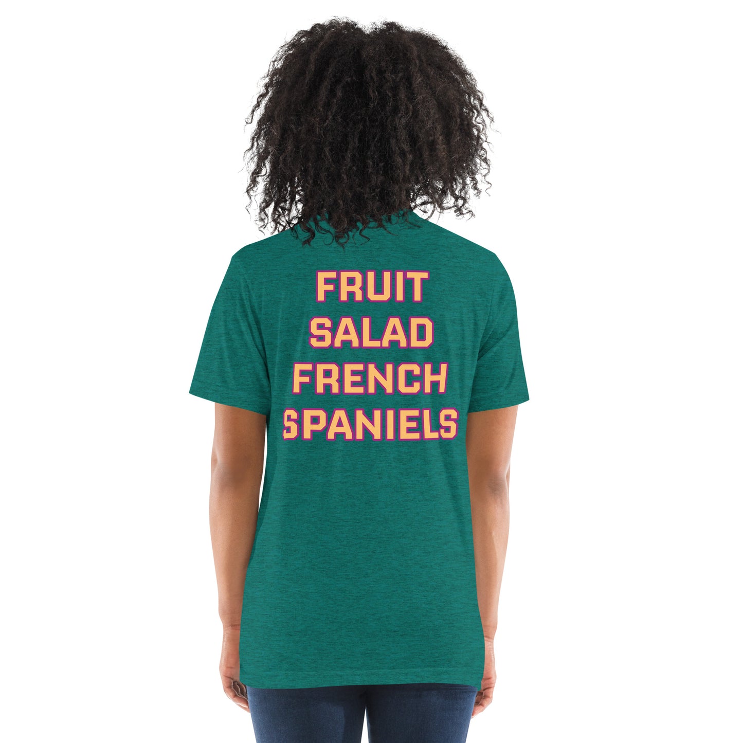 Fruit Salad French Spaniels Hockey T-shirt