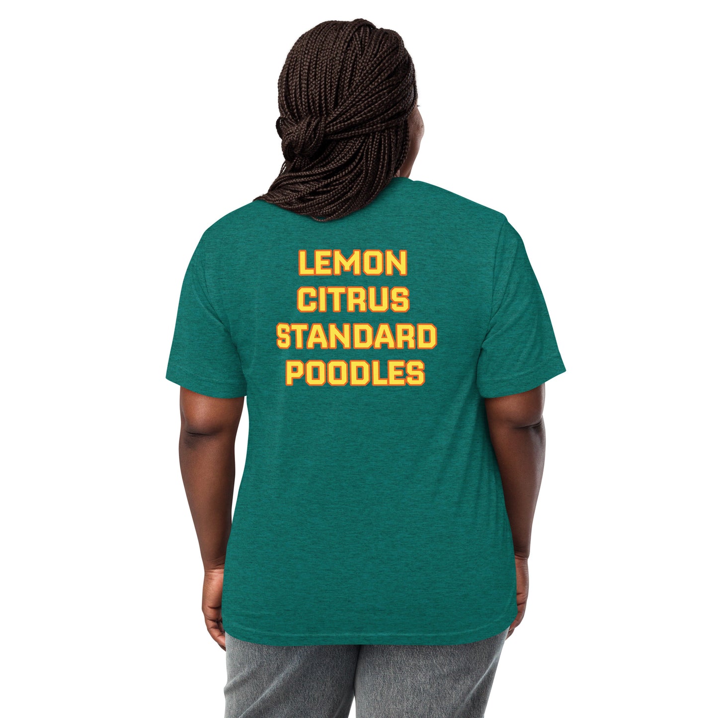 Lemon Citrus Standard Poodles Hockey T-shirt