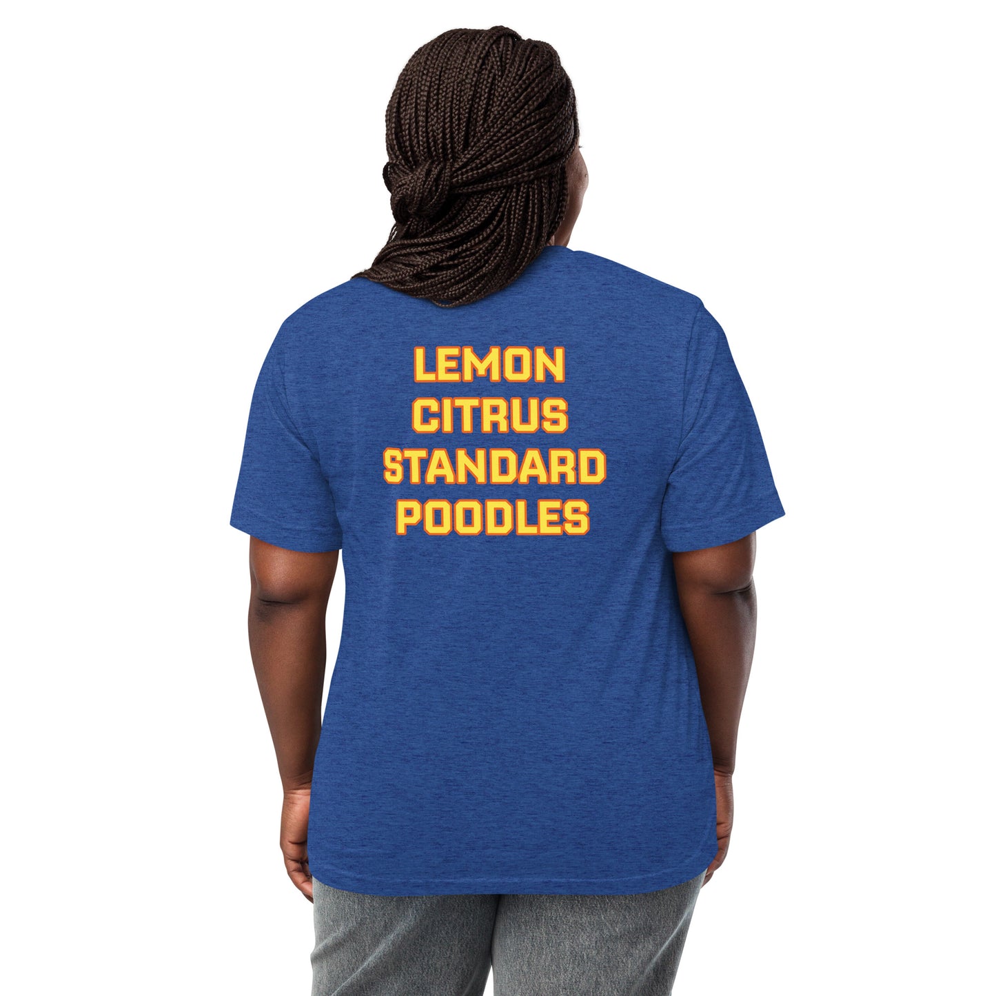 Lemon Citrus Standard Poodles Hockey T-shirt