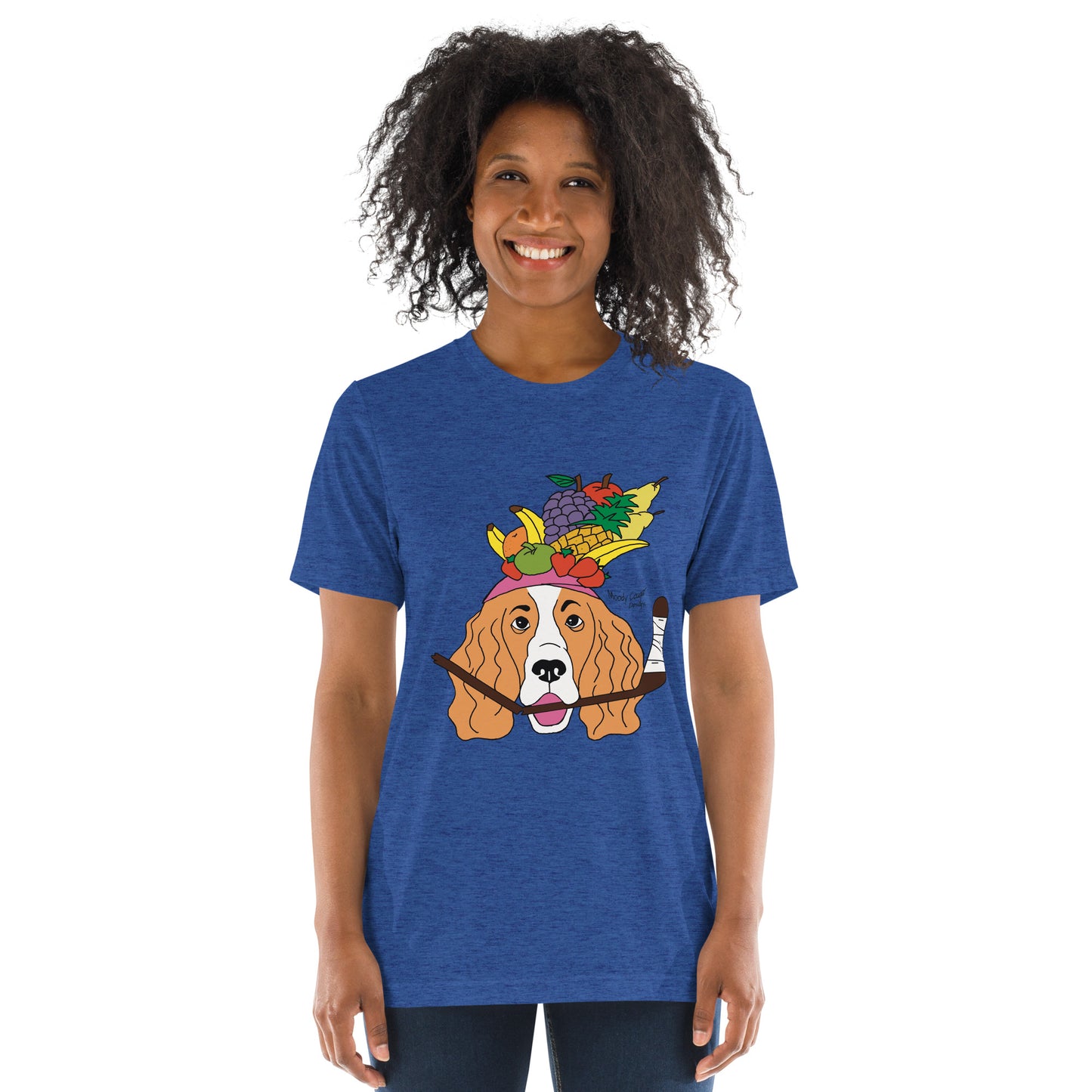 Fruit Salad French Spaniels Hockey T-shirt