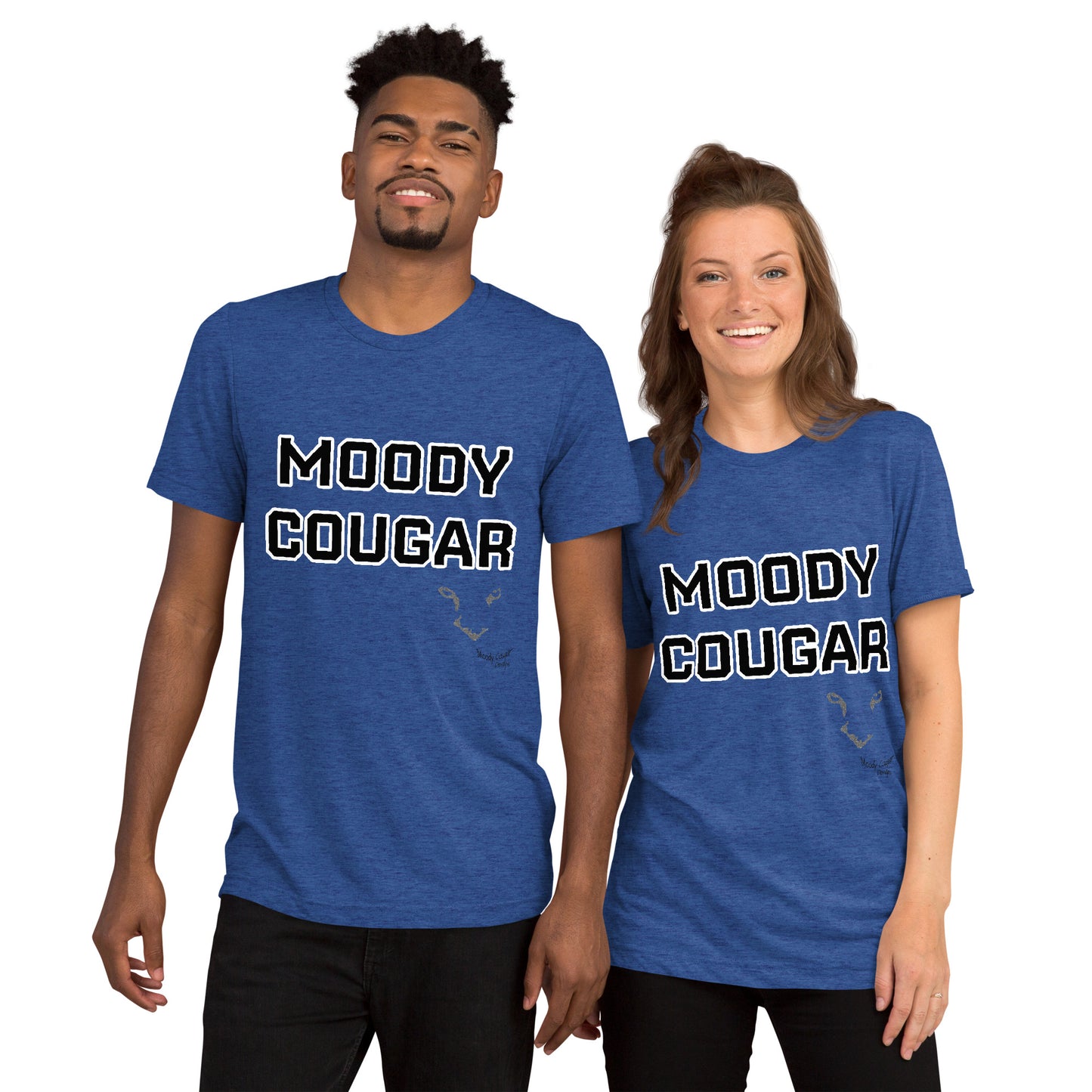 Moody Cougar Bold Text Signature T-Shirt